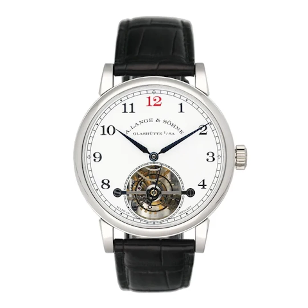 A. Lange & Sohne 1815 Tourbillon 730.079F Enamel Dial Platinum Mens