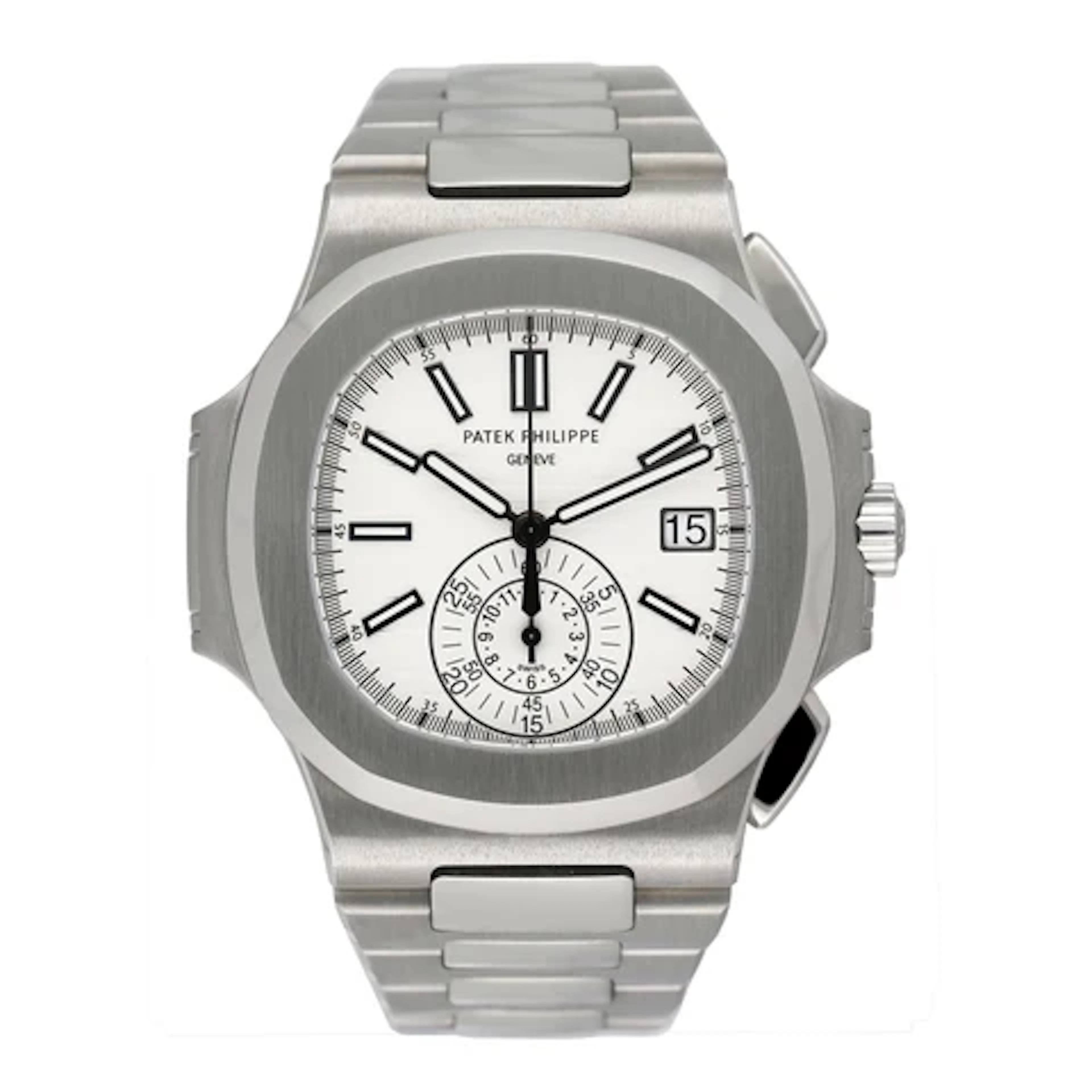 Patek Philippe Nautilus 5980/1A-019 White Dial Mens Watch Box Papers