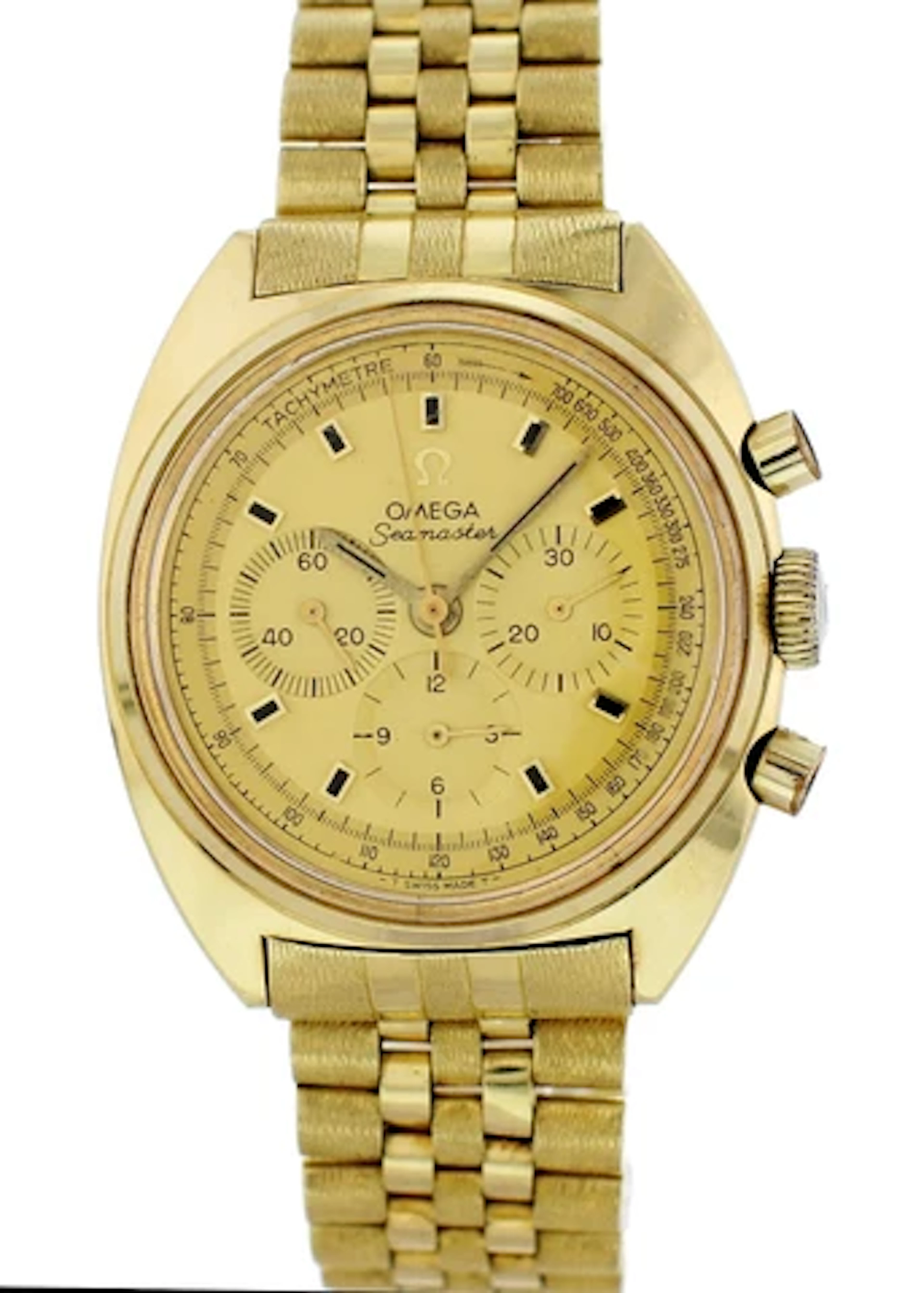 Omega Seamaster 145.016 18k Yellow Gold Mens Watch