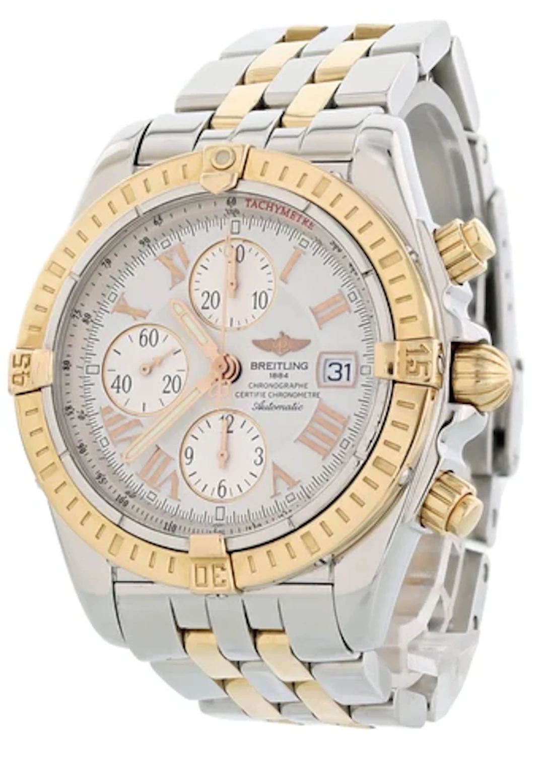 Breitling Chronomat Evolution C13356 Mens Watch Box Papers