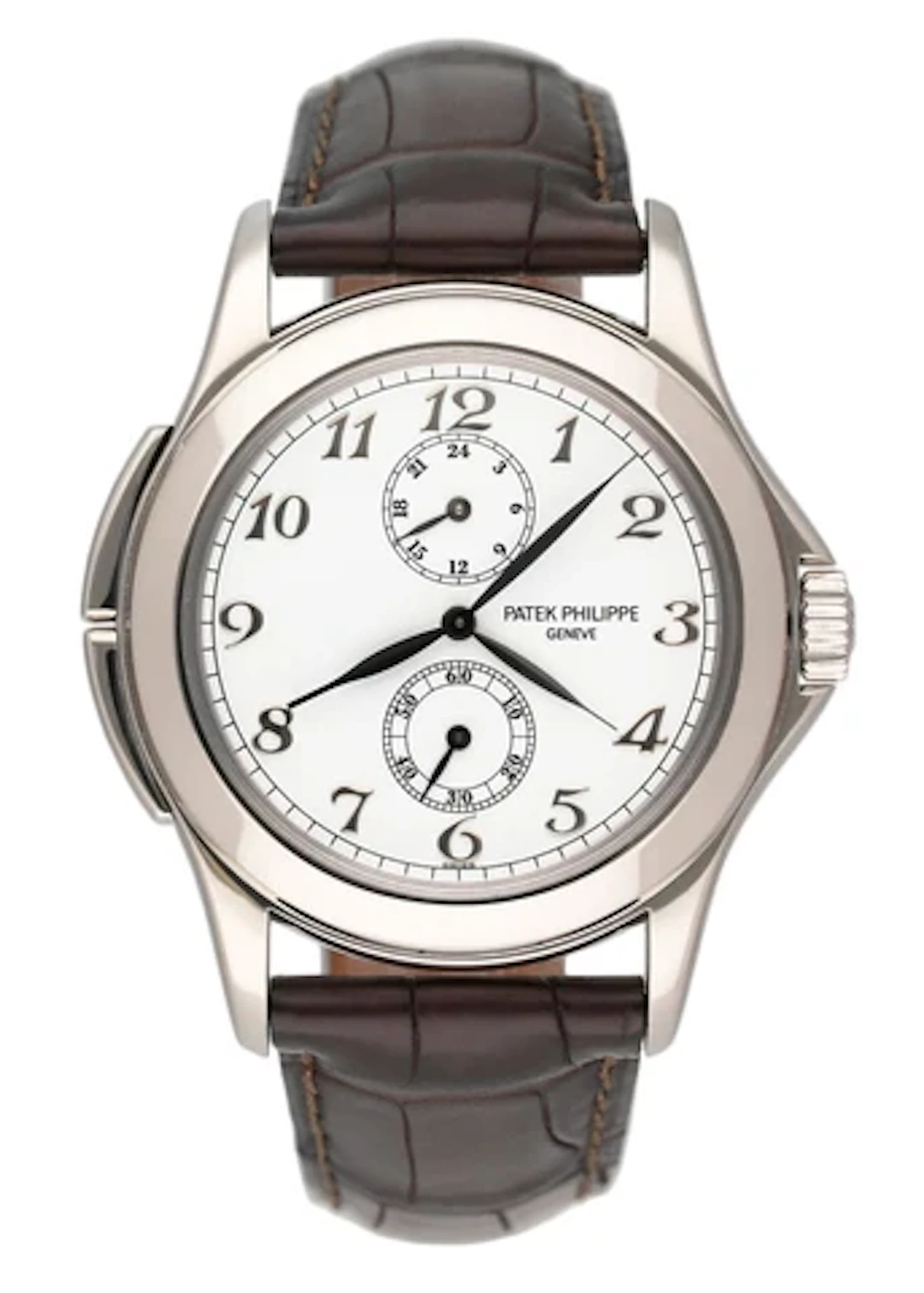 Patek Philippe Calatrava Travel Time 5134G Mens Watch Box Papers