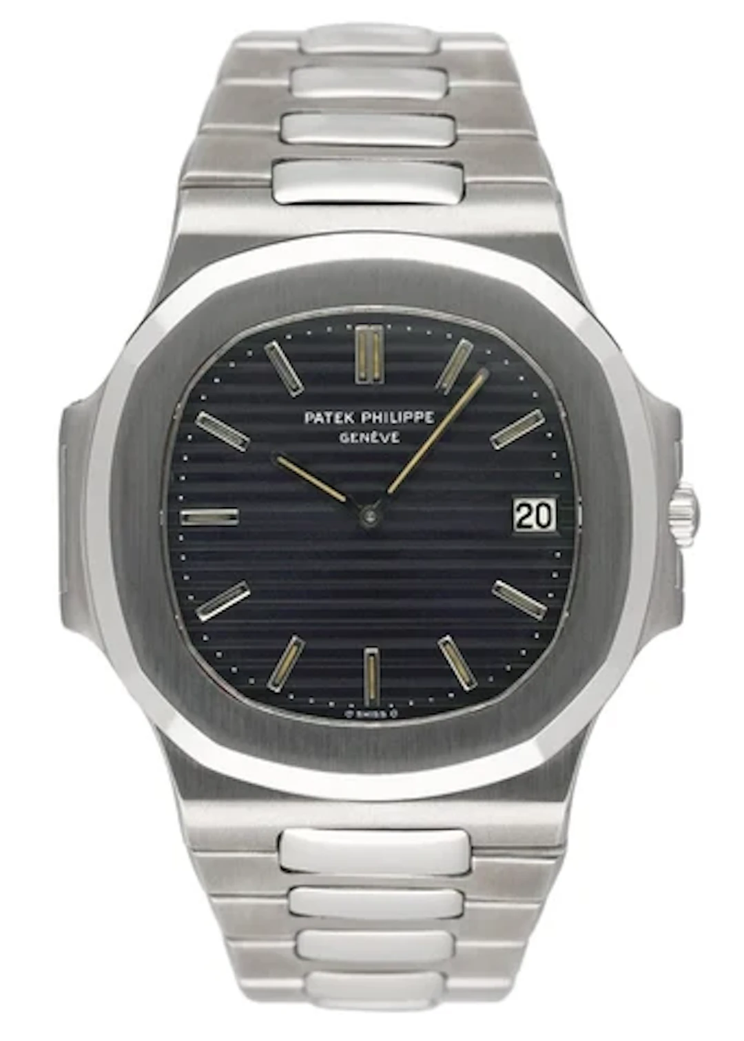 Patek Philippe Nautilus 3700/1A Blue Dial Steel Mens Watch With Papers