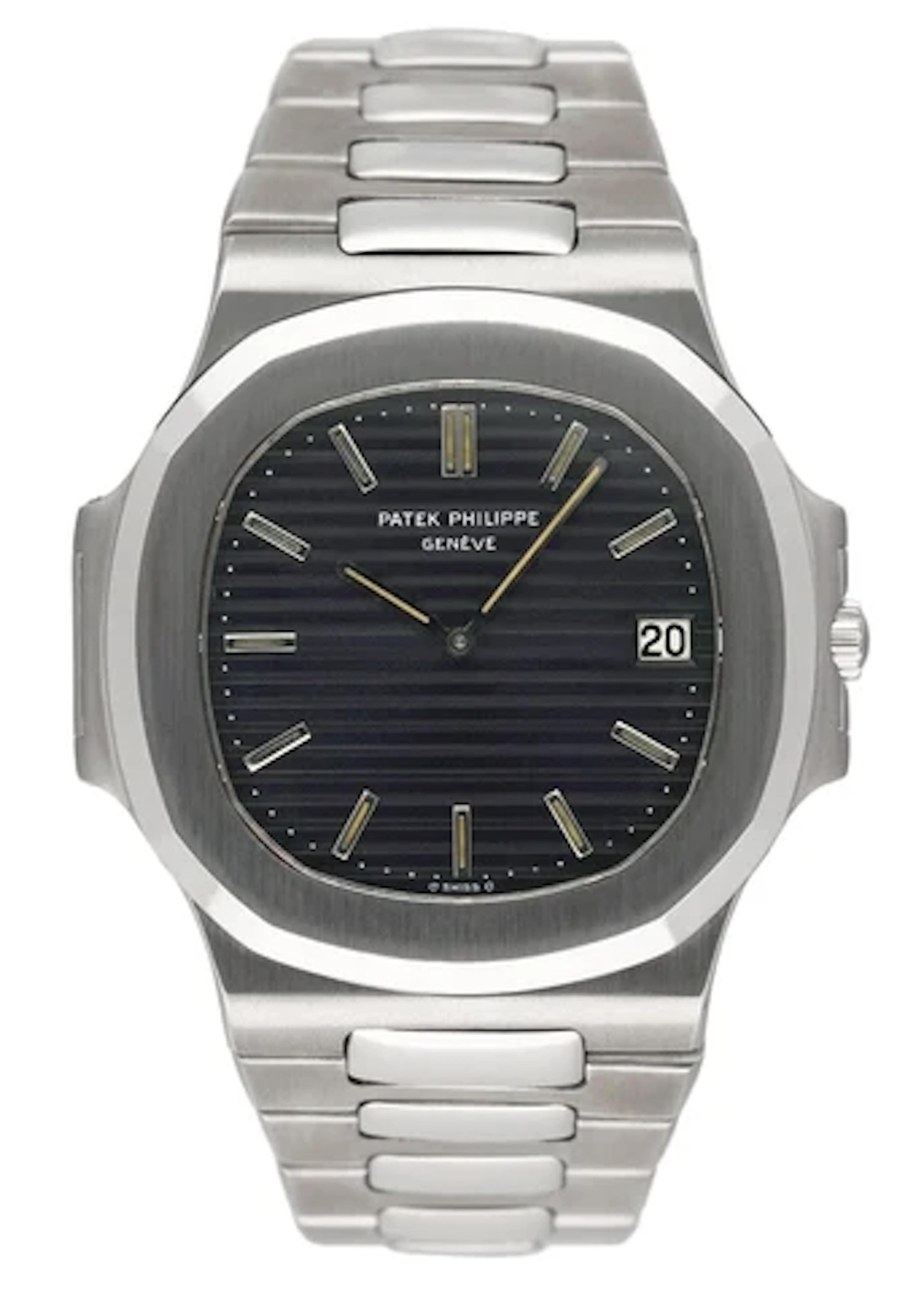Patek Philippe Nautilus 3700/1A Blue Dial Steel Mens Watch With Papers