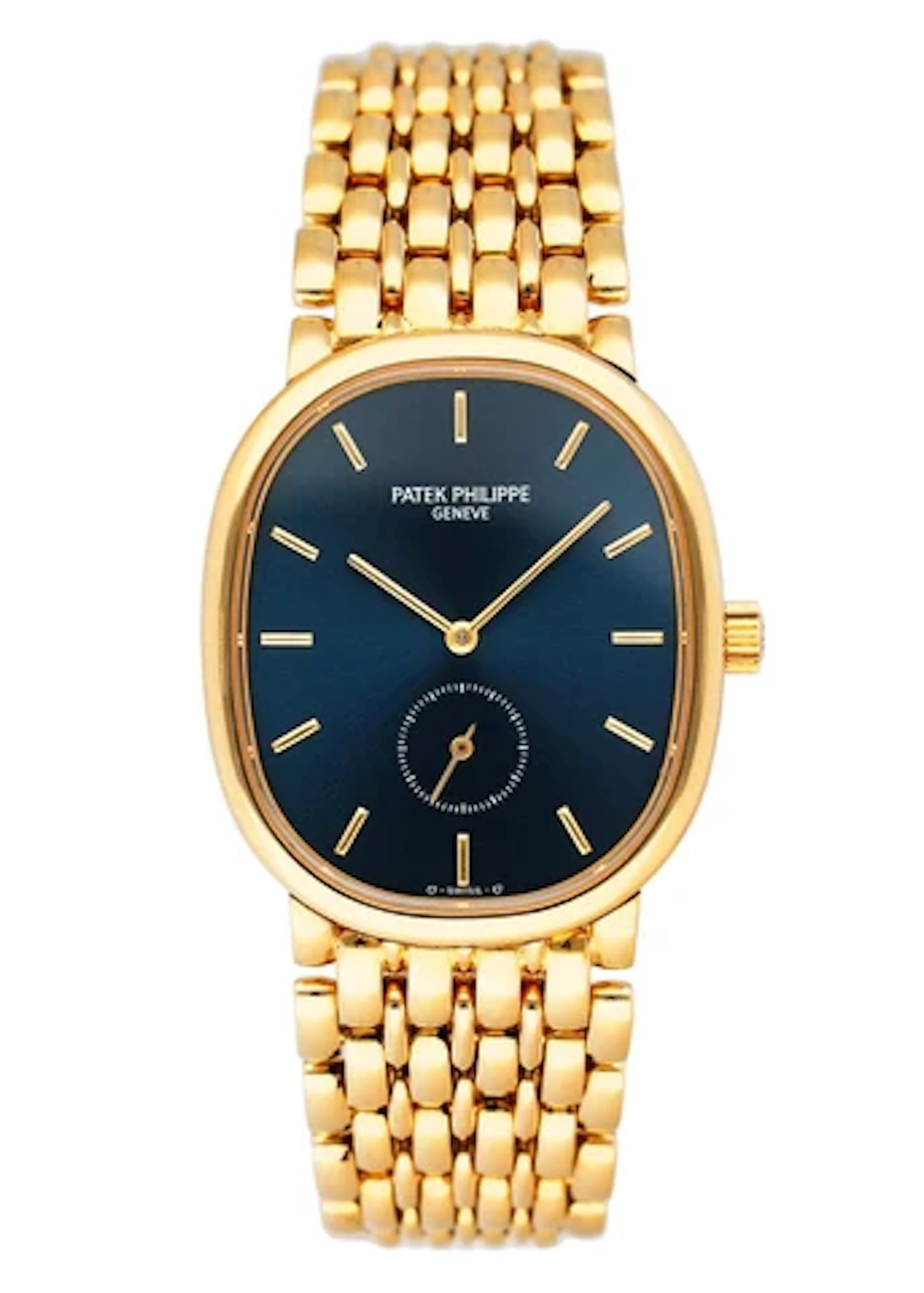 Patek Philippe Ellipse 3978 Blue Dial 18K Yellow Gold Watch