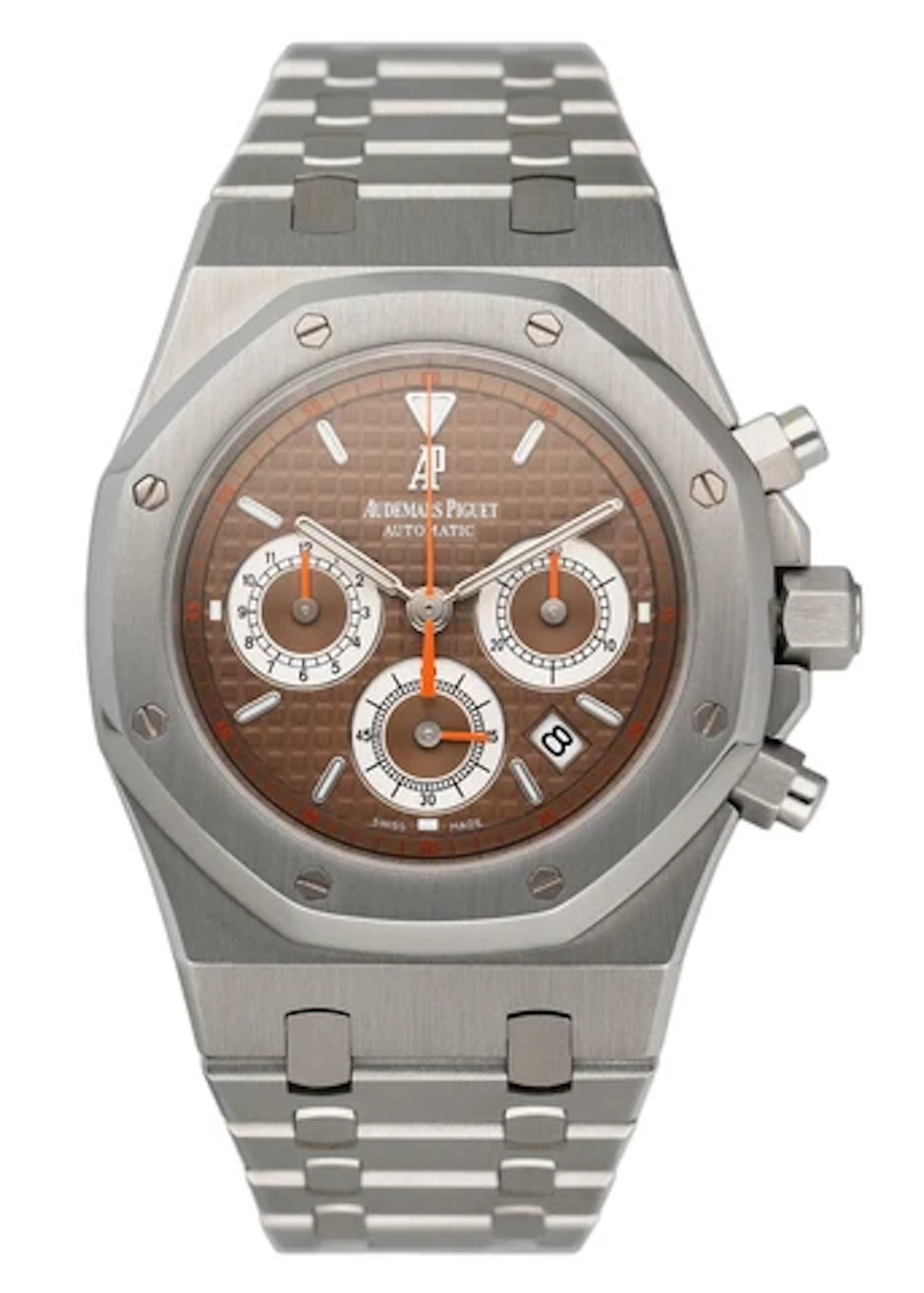 Audemars Piguet 26300ST Brown Dial Mens Watch Box Papers