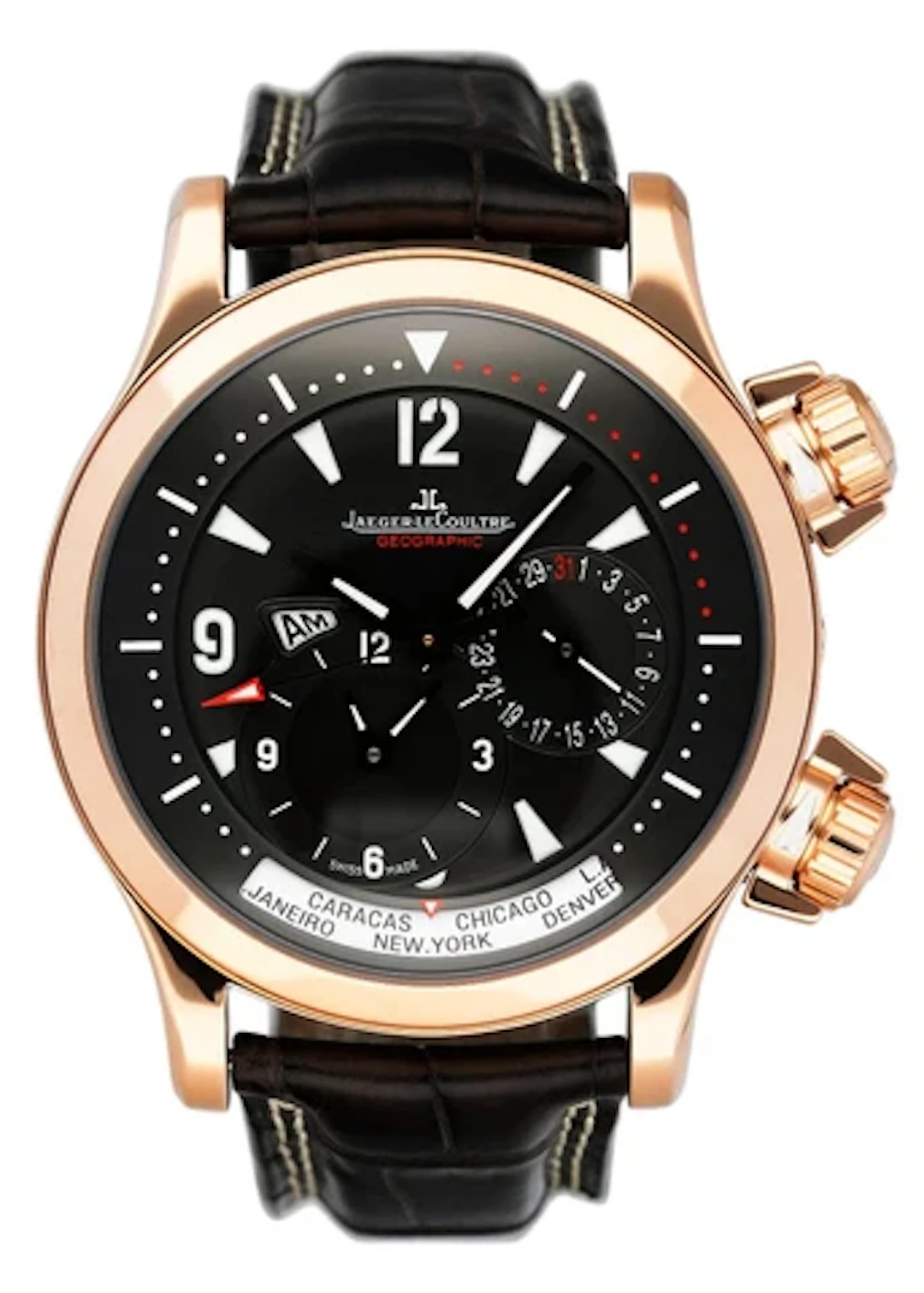 Jaeger Lecoultre Master Compressor Geographic Q1712440 Mens Watch Box