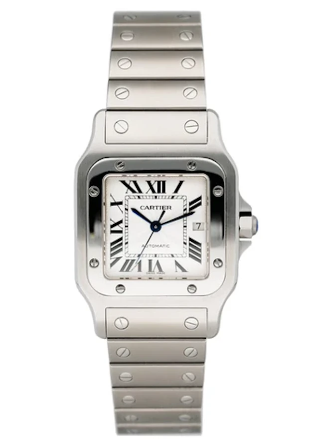 Cartier Santos Galbee W20055D6 Stainless Steel Ladies Watch