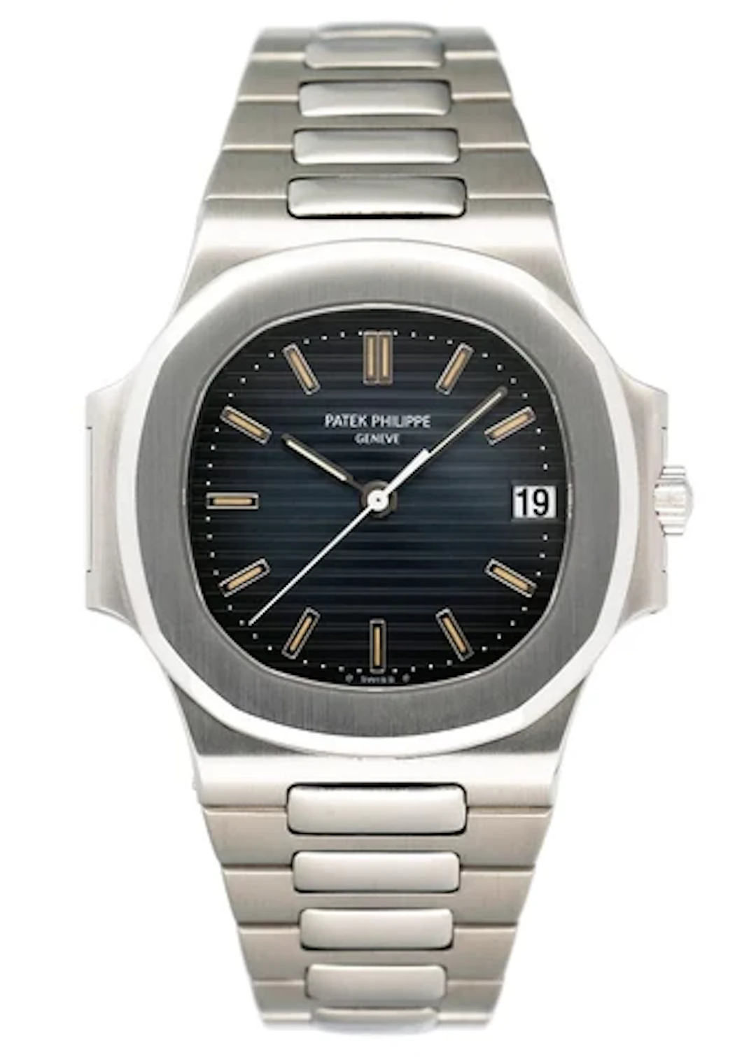 Patek Philippe Nautilus 3800/1A-001 Blue Dial Mens Watch Box Papers