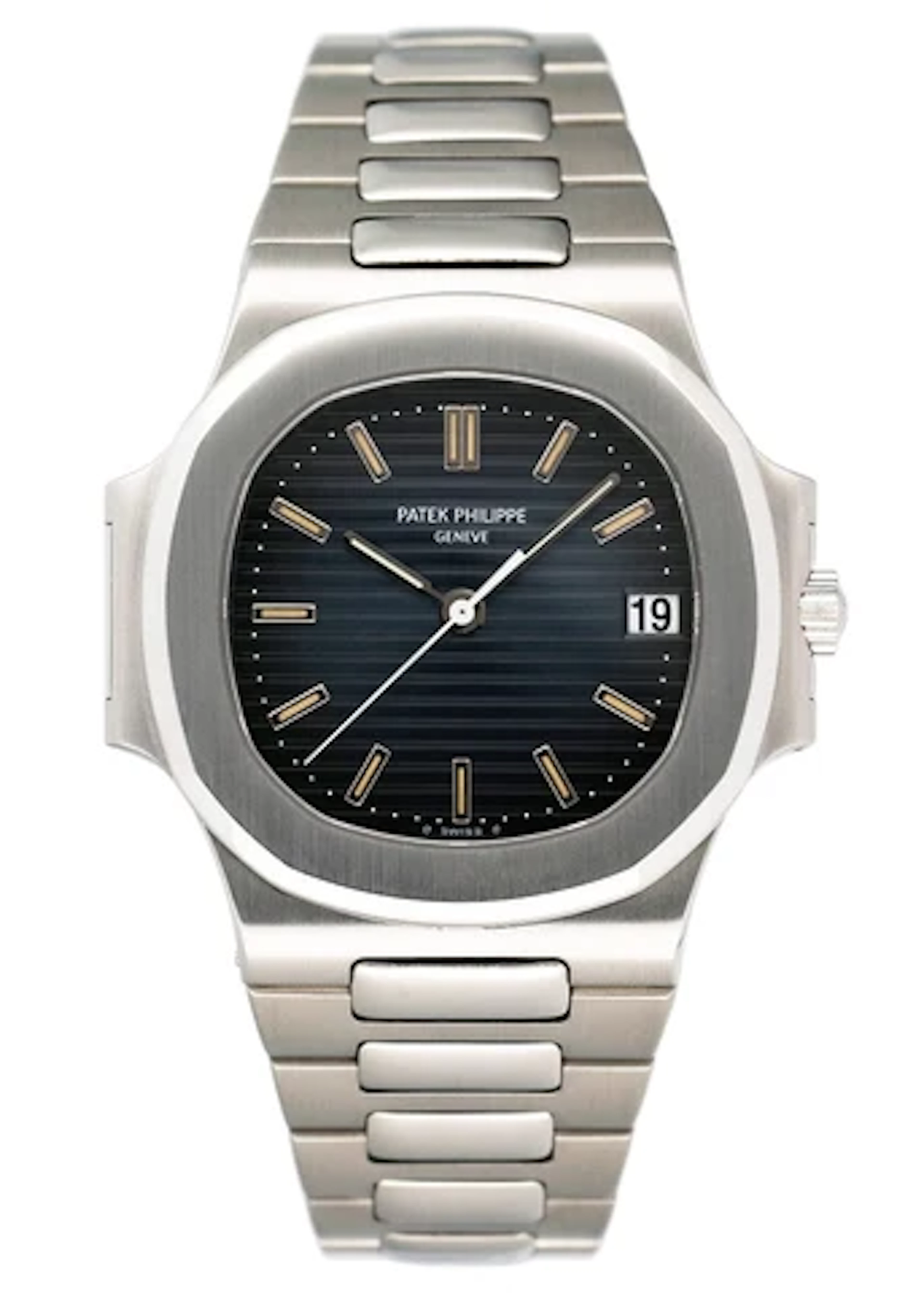 Patek Philippe Nautilus 3800/1A-001 Blue Dial Mens Watch Box Papers