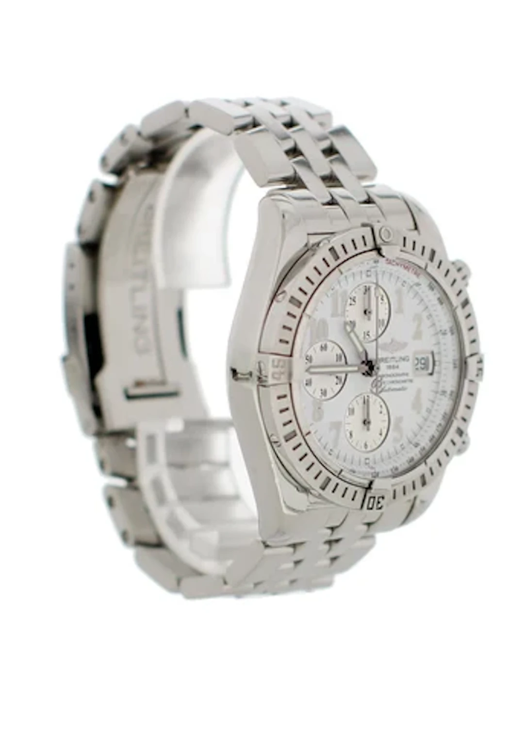 Breitling Chronomat Evolution A13356 Mens Watch Box Papers