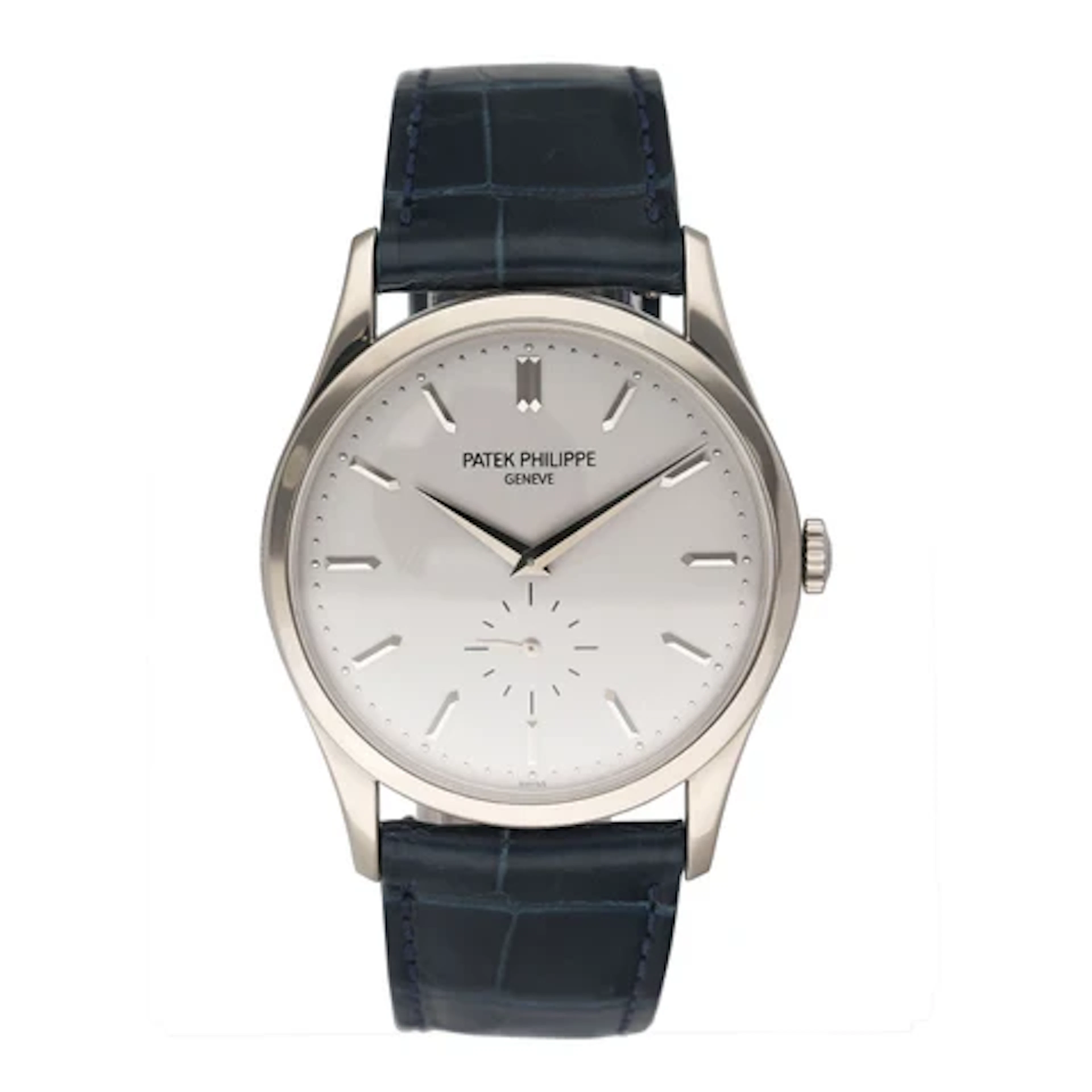 Patek Philippe Calatrava 5196G 18K White Gold Mens Watch