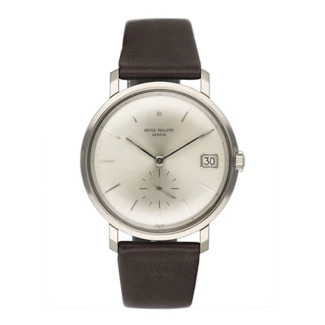 Patek Philippe Calatrava 3445G 18K White Gold Mens Watch