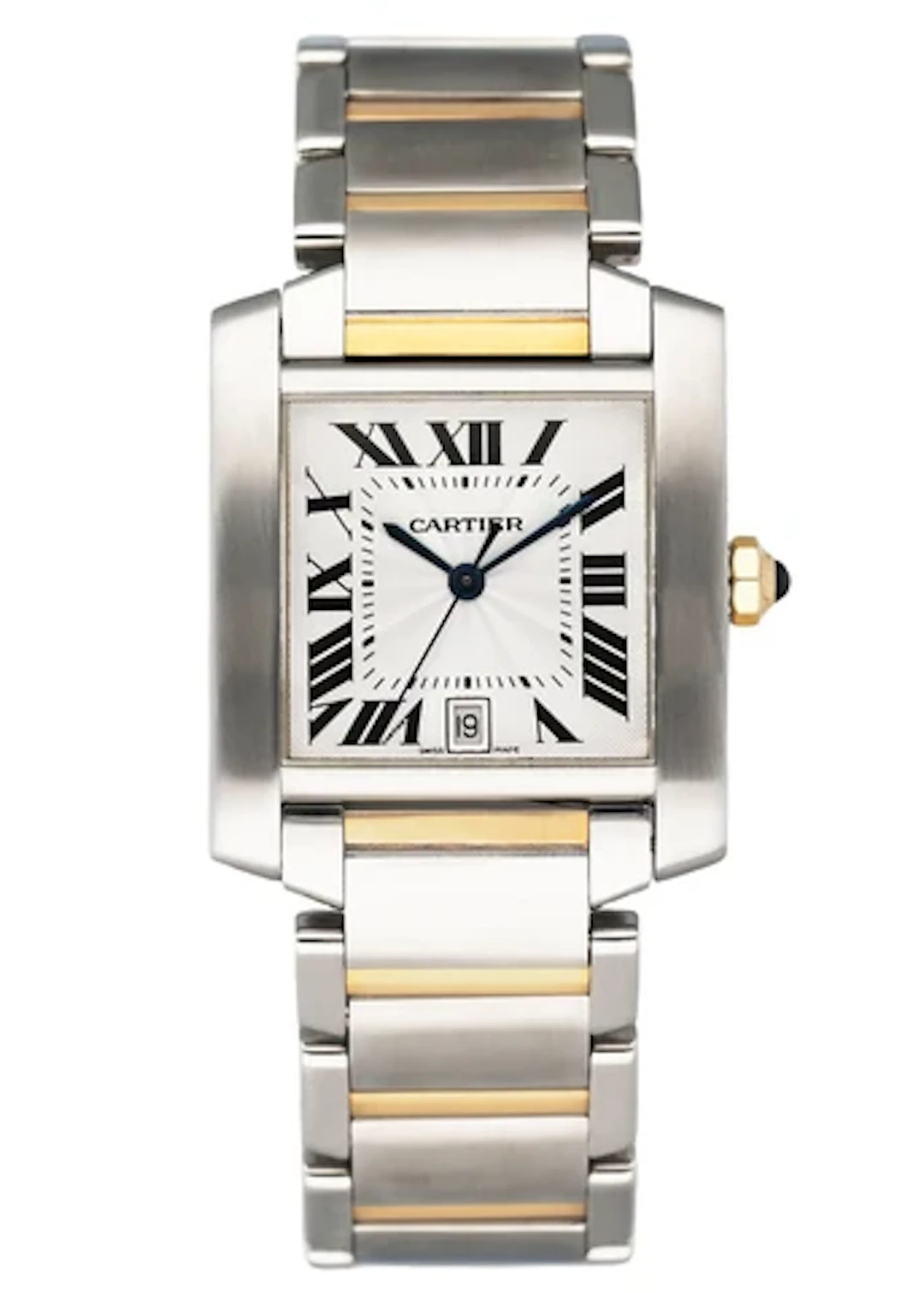 Cartier Tank Francaise W51005Q4 Two Tone Mens Watch