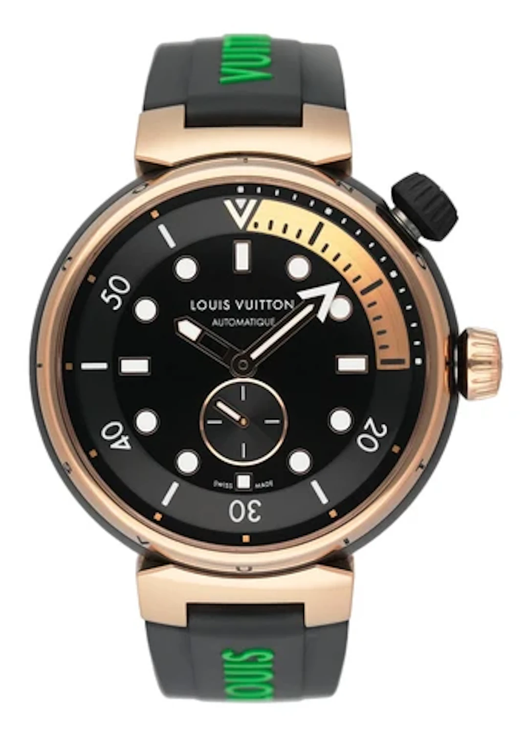 Louis Vuitton Tambour Street Drive QA123A Mens Watch