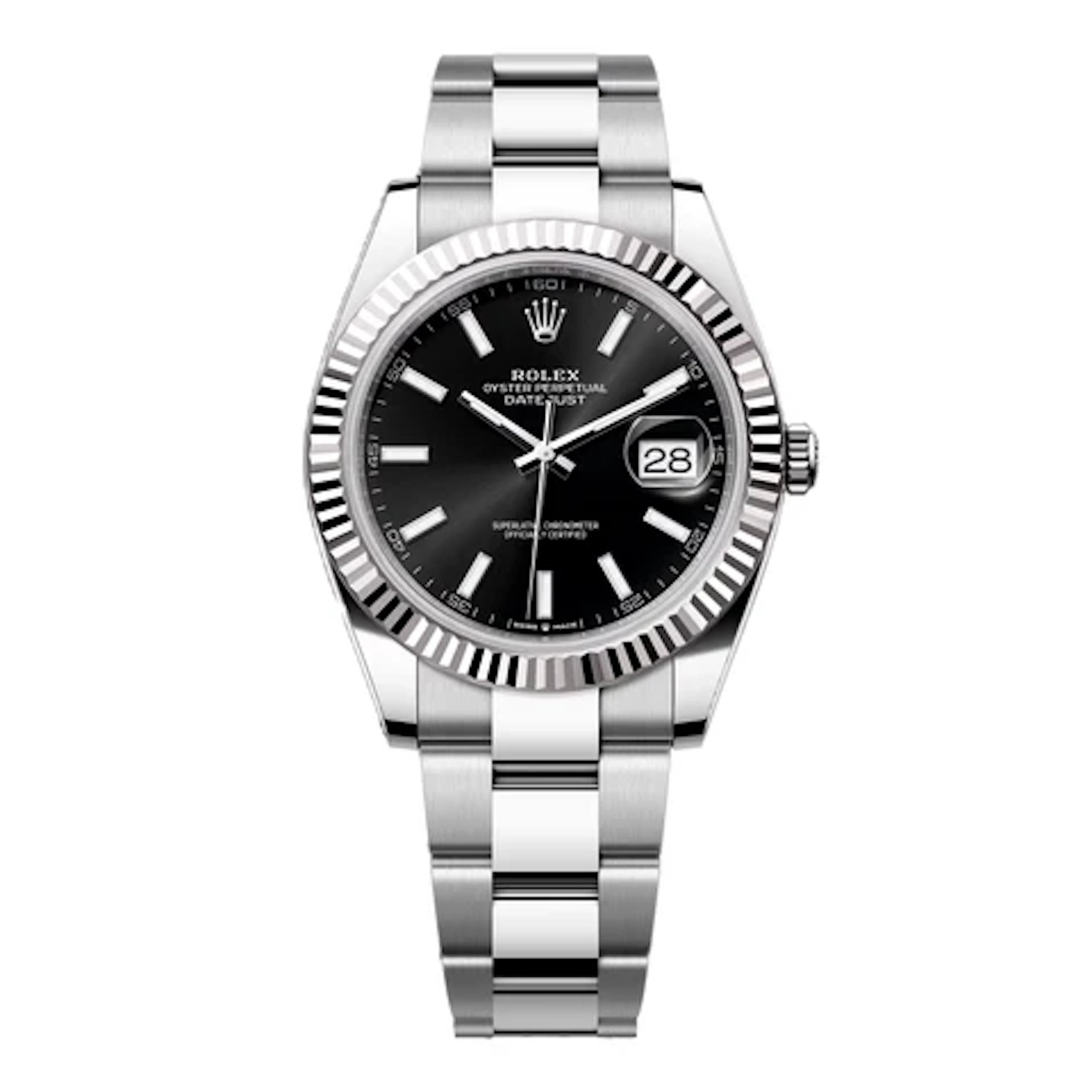 Rolex Datejust 41 126334 Black Dial Steel Mens Watch Box Papers