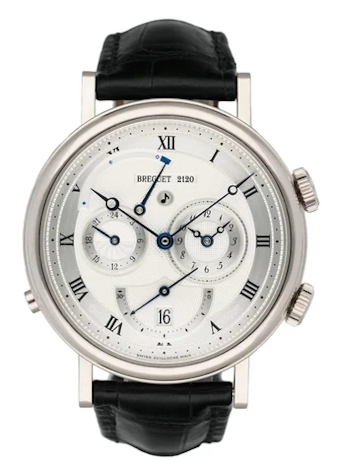 Breguet Classique 5707 18K White Gold Mens Watch With Box