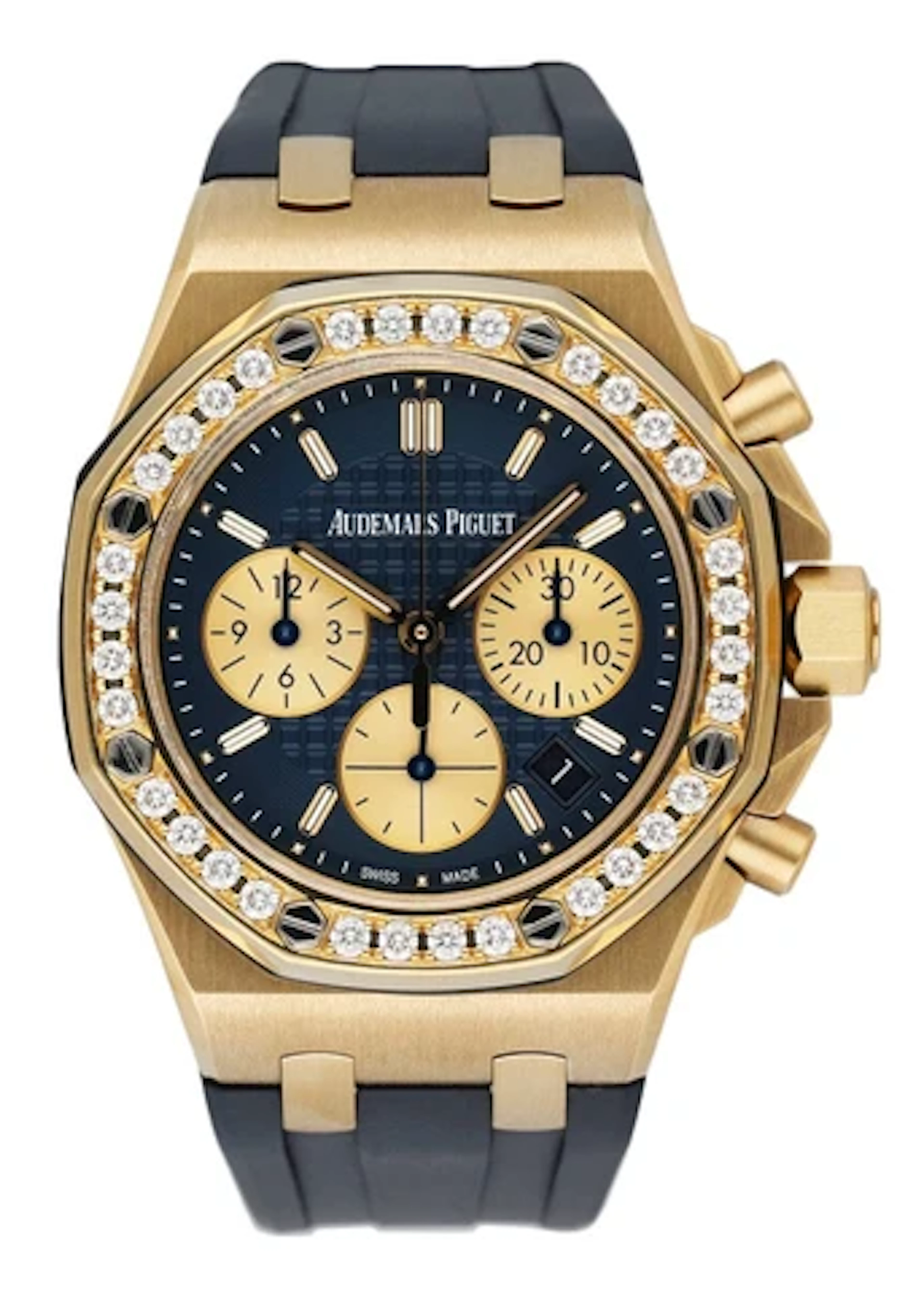 Audemars Piguet Royal Oak Offshore 26231BA Diamond Blue Dial Ladies