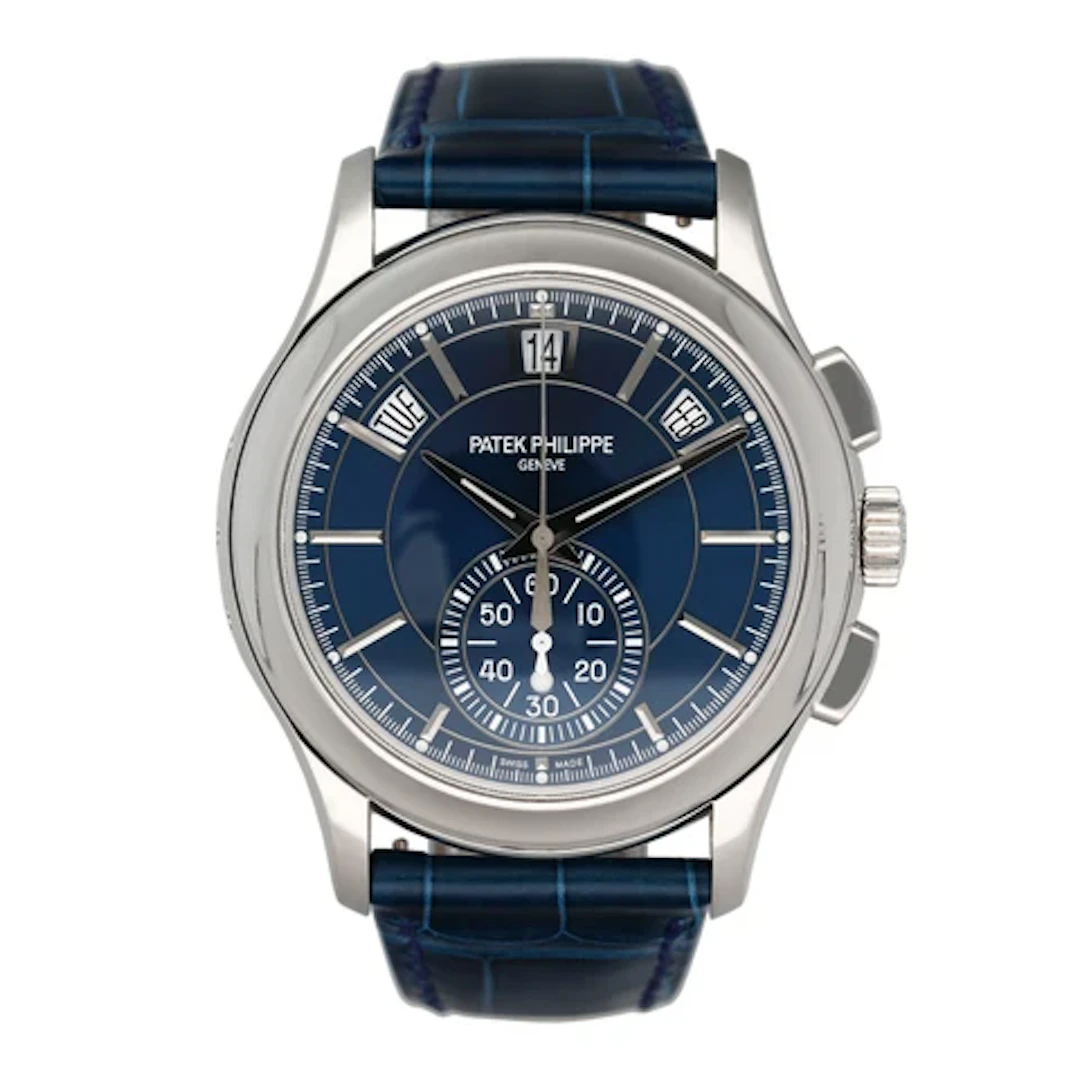 Patek Philippe Complications 5905P Blue Dial Mens Watch Box Papers