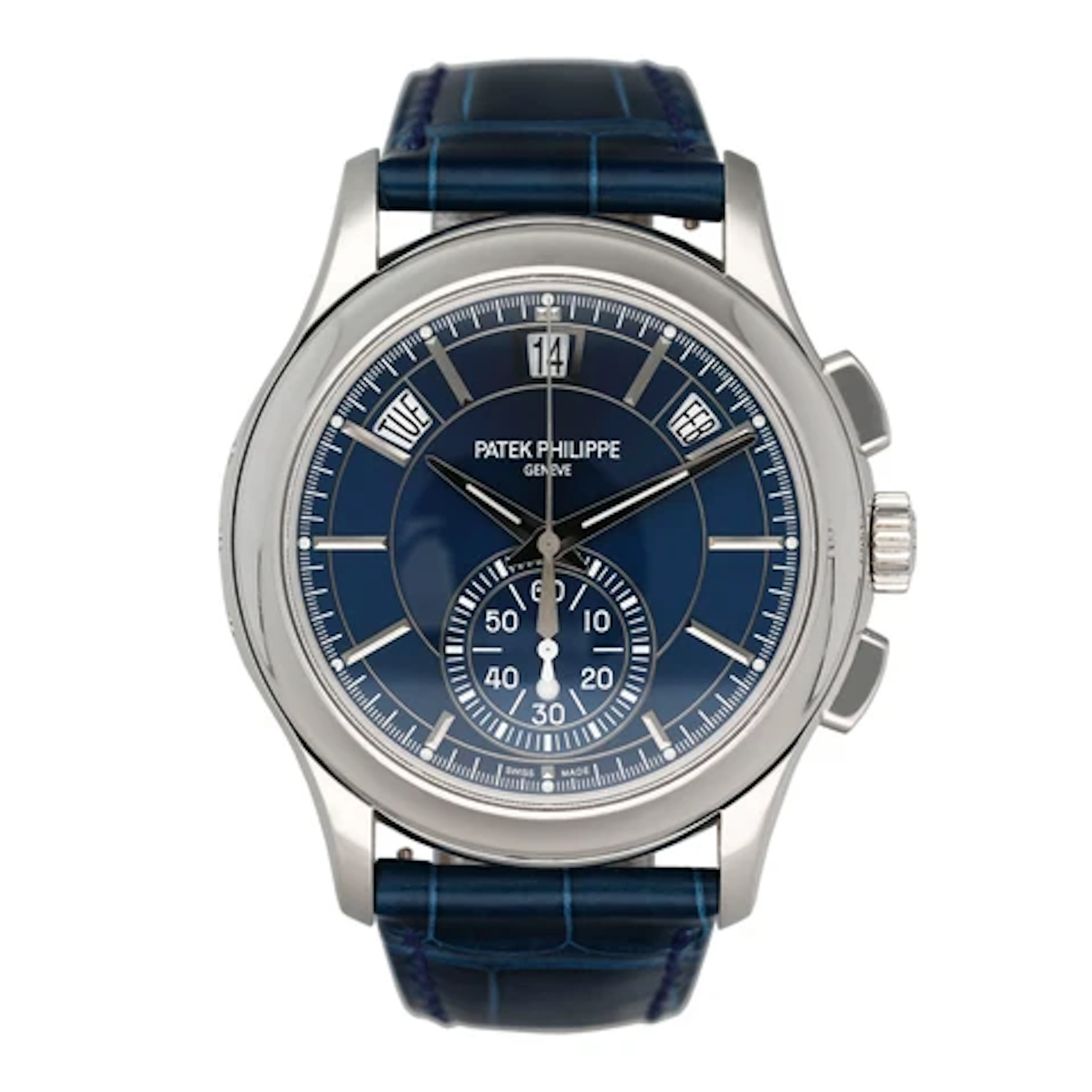 Patek Philippe Complications 5905P Blue Dial Mens Watch Box Papers