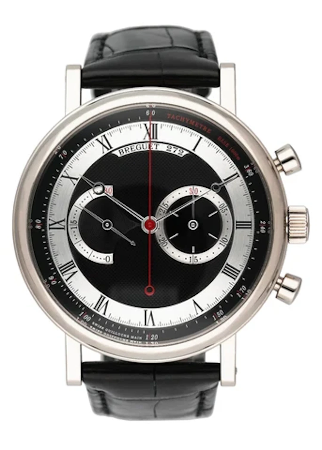 Breguet Classique 5287 Chronograph White Gold Mens Watch Box Papers