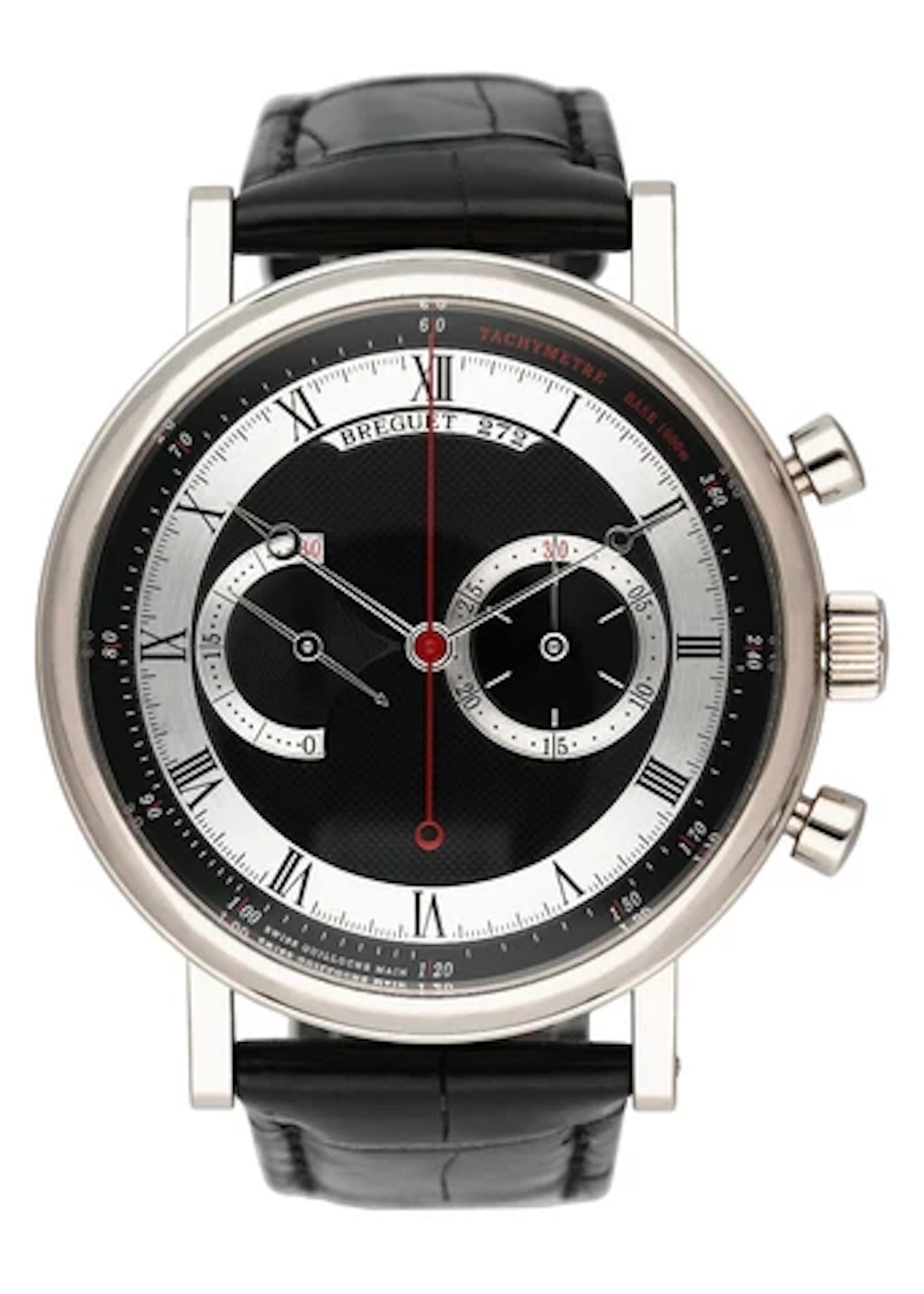 Breguet Classique 5287 Chronograph White Gold Mens Watch Box Papers
