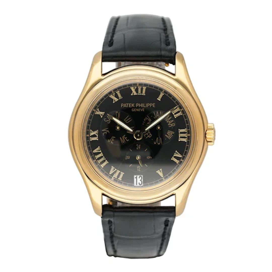 Patek Philippe Annual Calendar 5035J Black Dial Mens Watch