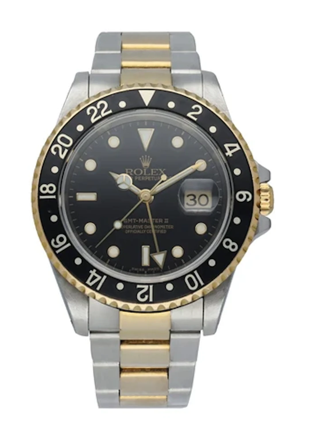 Rolex Oyster Perpetual Date GMT Master ll 16713 Mens Watch Box Papers
