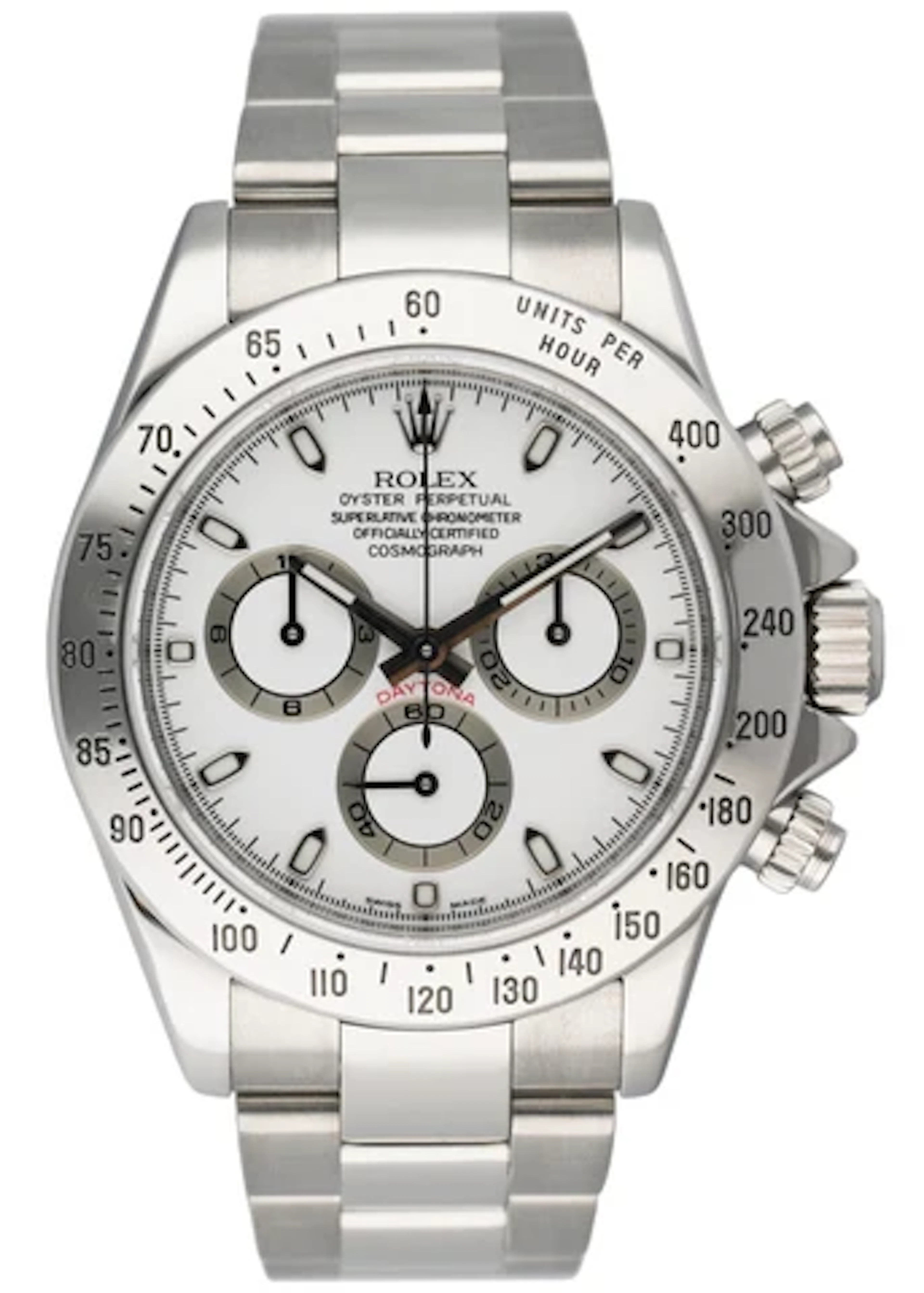 Rolex Daytona Cosmograph 116520 Steel White Dial Mens Watch