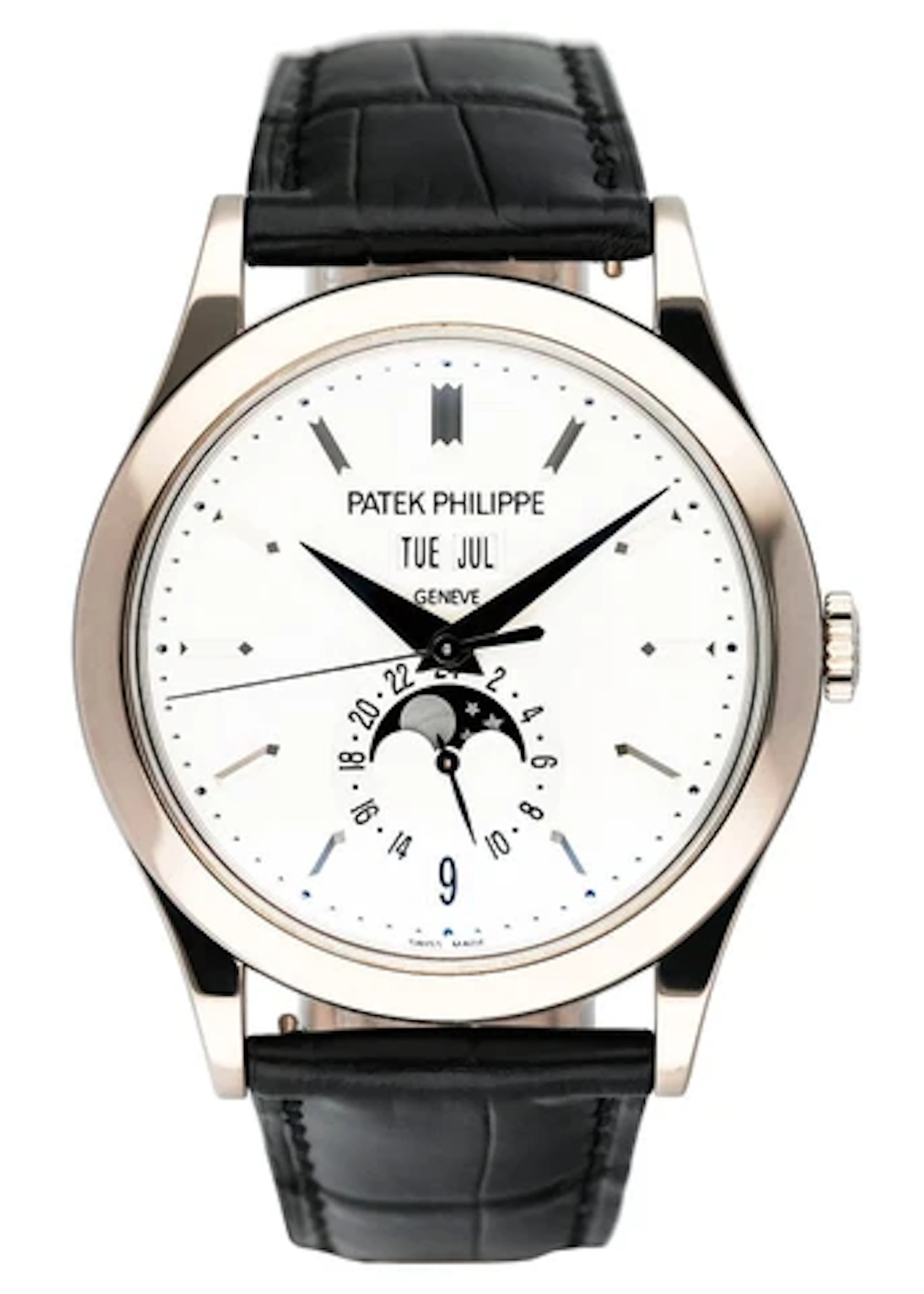 Patek Philippe Complications 5396G-011 Silver Dial Mens Watch Box Papers