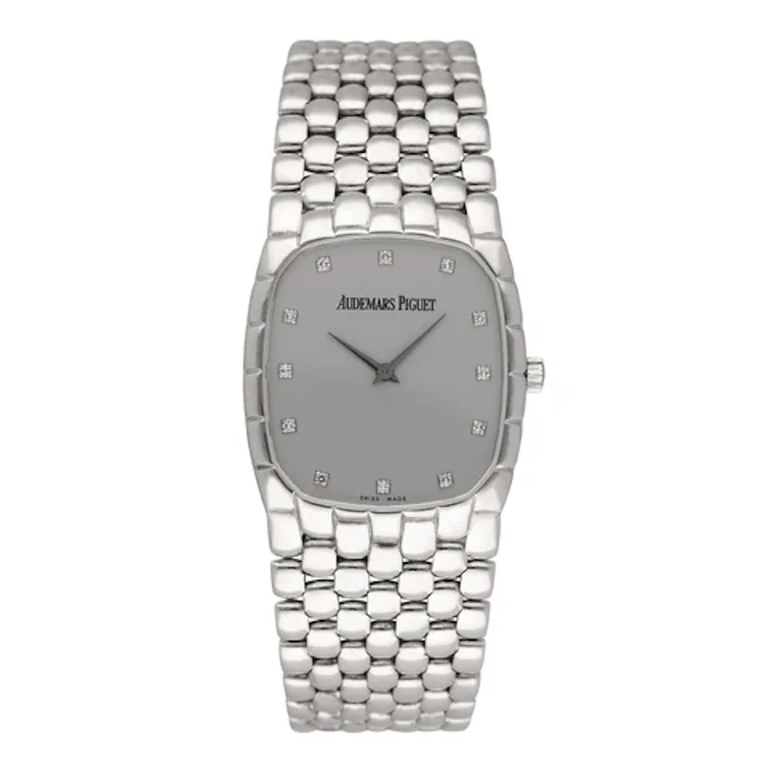 Audemars Piguet 14126.791 Diamond Silver Dial 18K White Gold Ladies Watch