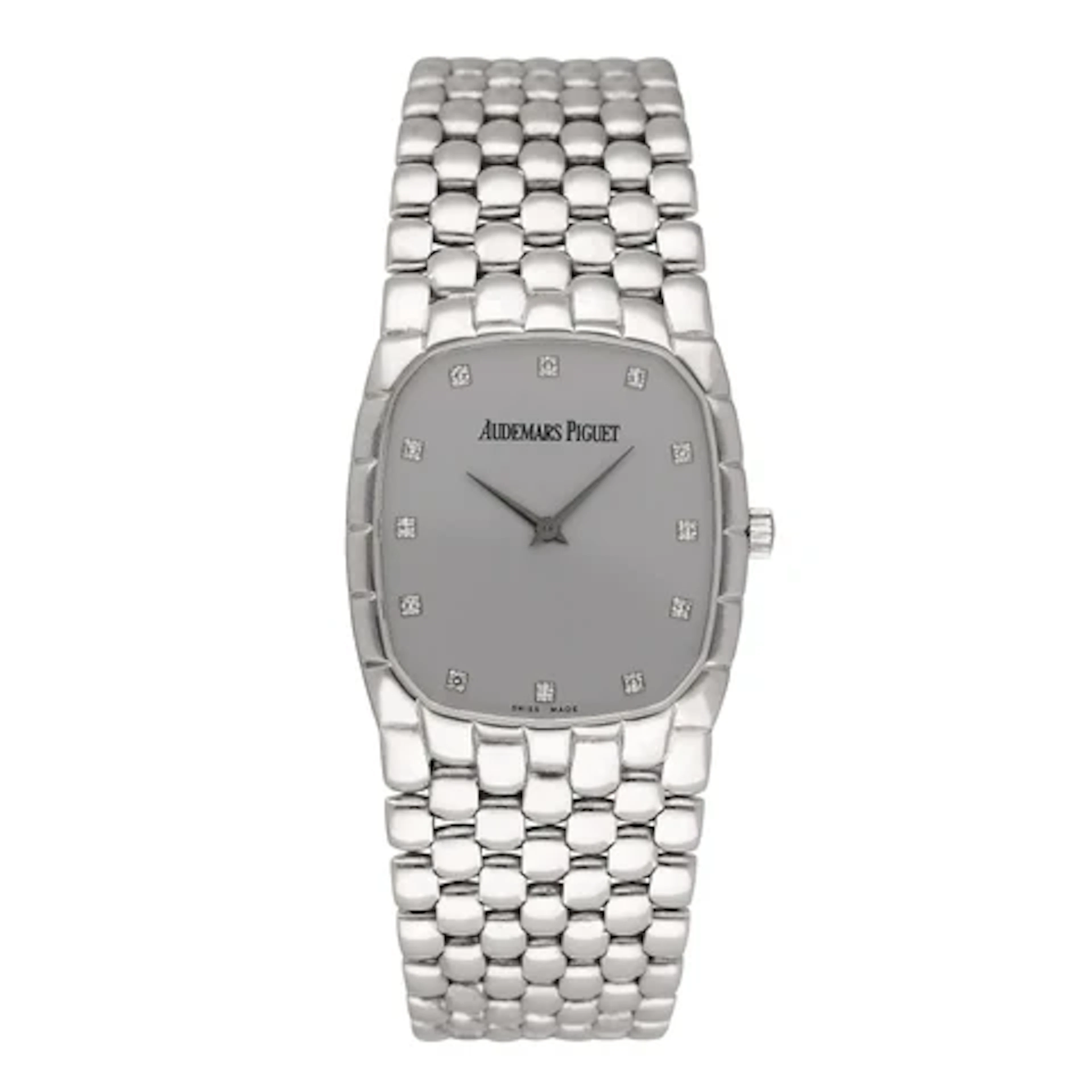 Audemars Piguet 14126.791 Diamond Silver Dial 18K White Gold Ladies Watch
