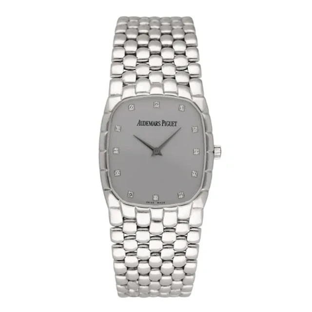Audemars Piguet 14126.791 Diamond Silver Dial 18K White Gold Ladies Watch