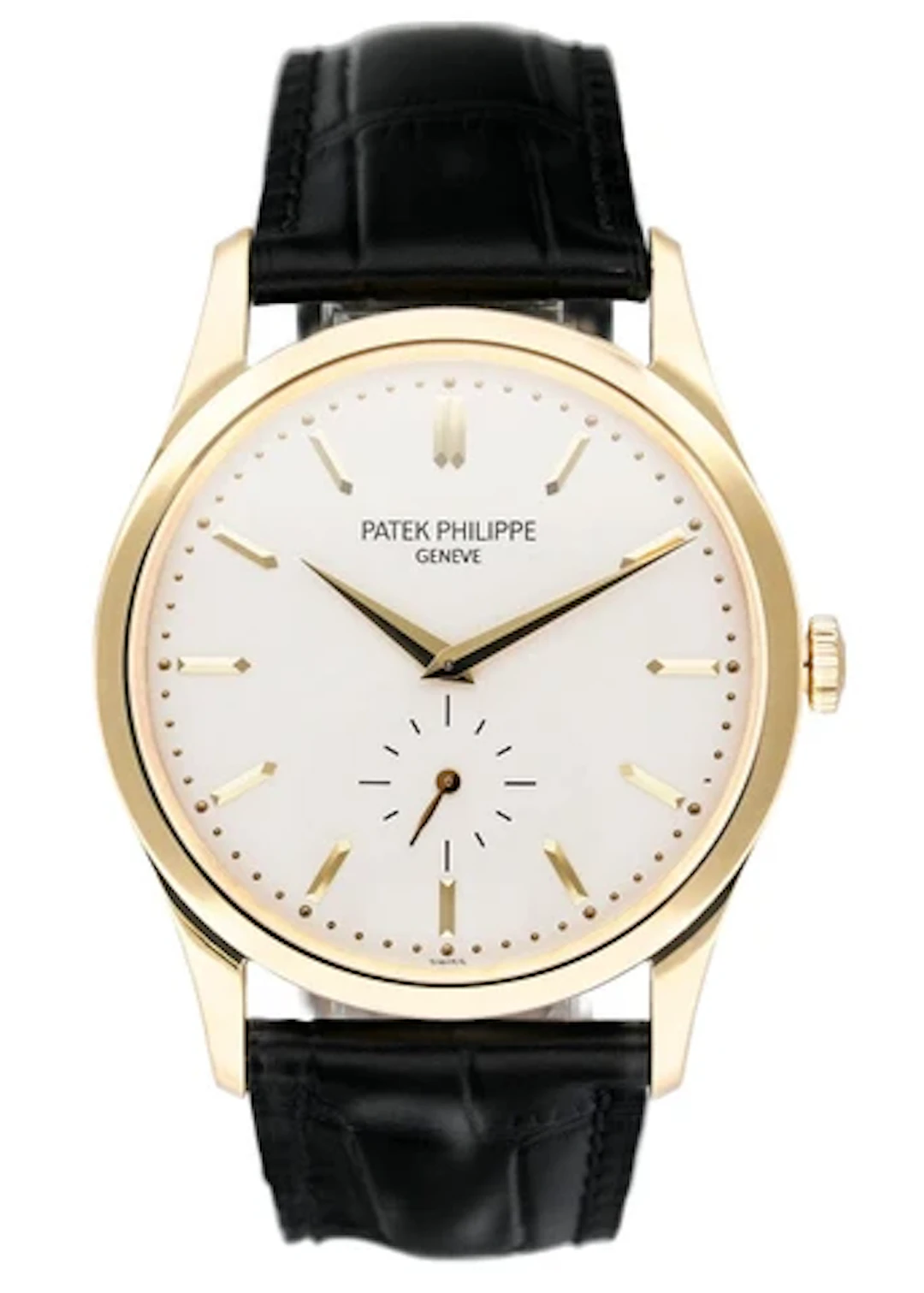 Patek Philippe Calatrava 5196J Yellow Gold Mens Watch