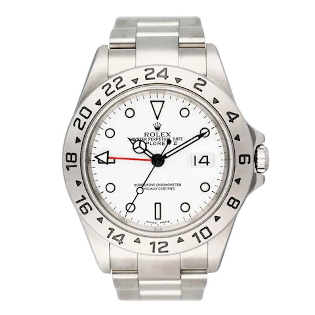 Rolex Explorer II 16570 White Dial Mens Watch Box Papers