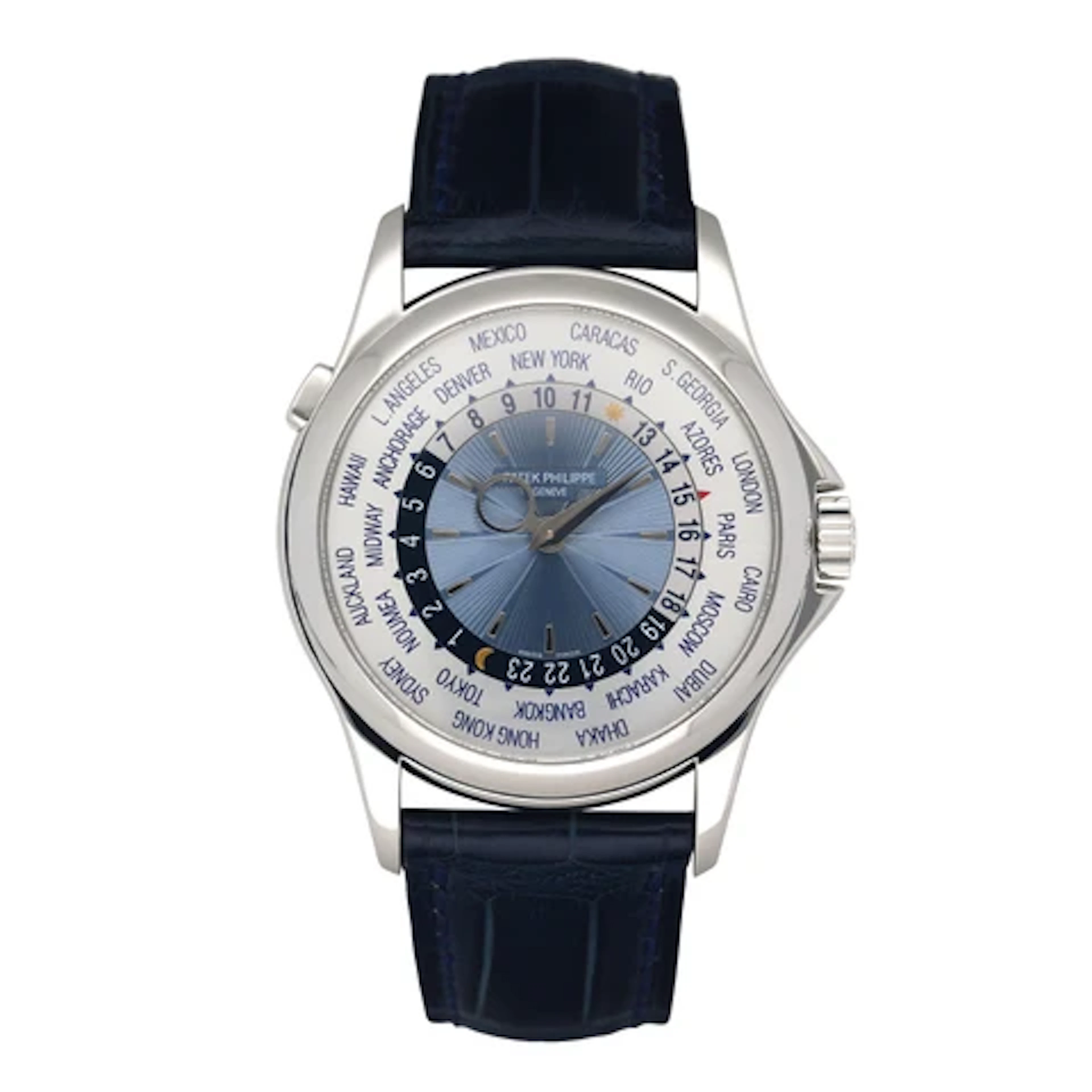 Patek Philippe Complications World Time 5130P Mens Watch Box Papers