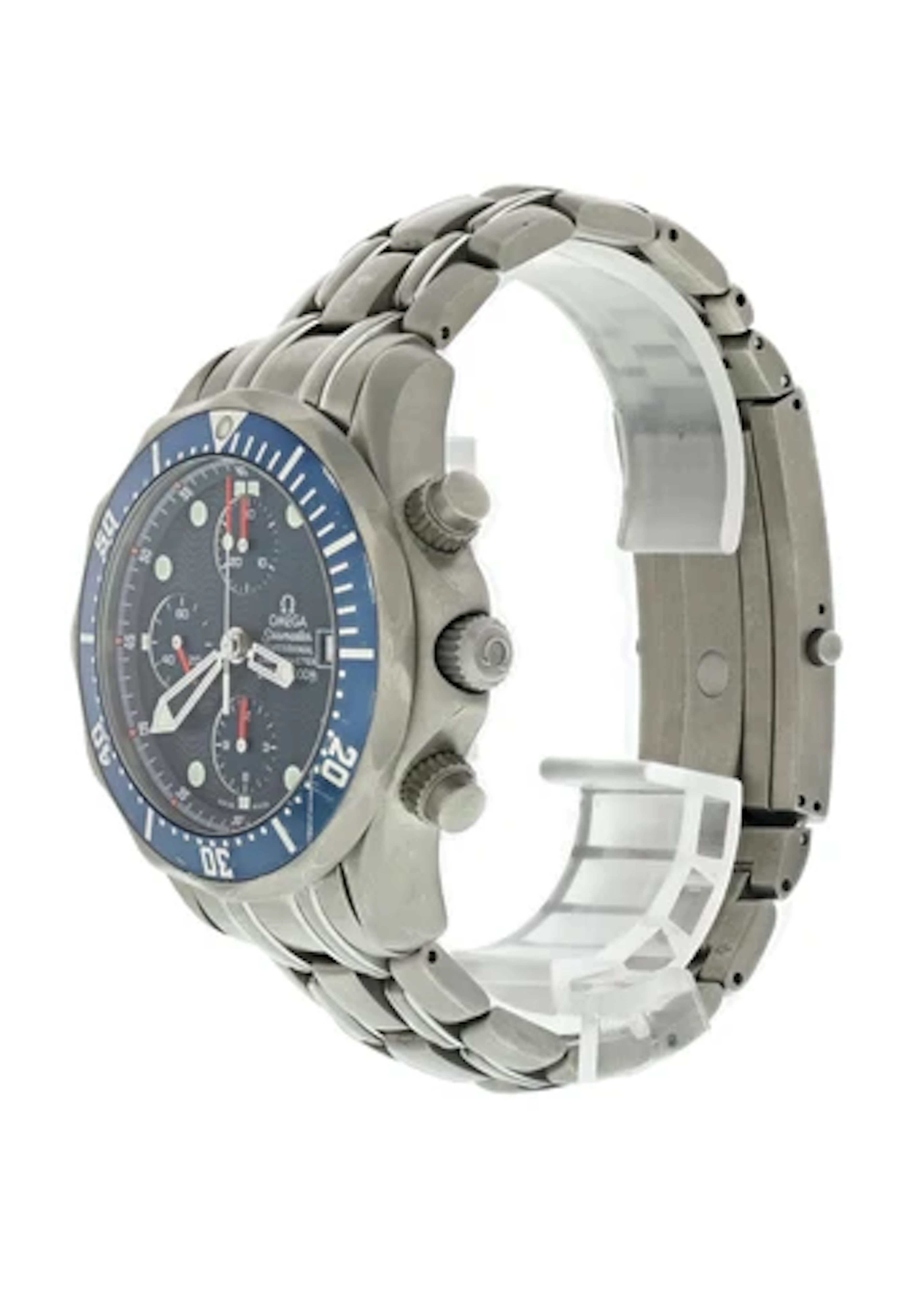 Omega Seamaster Chronograph 2298.80.00 Titanium Mens Watch