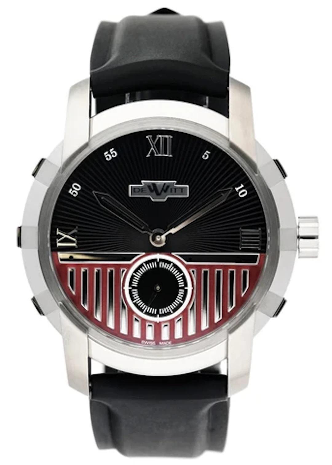 Dewitt Academia FTV.PTS.001.RFB Stainless Steel Mens Watch Box Papers