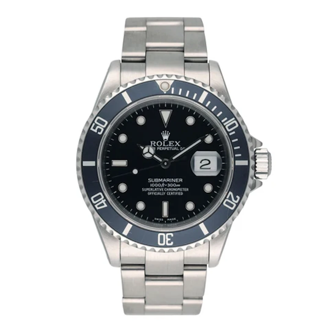 Rolex Submariner Date 16610 Mens Watch Box Papers