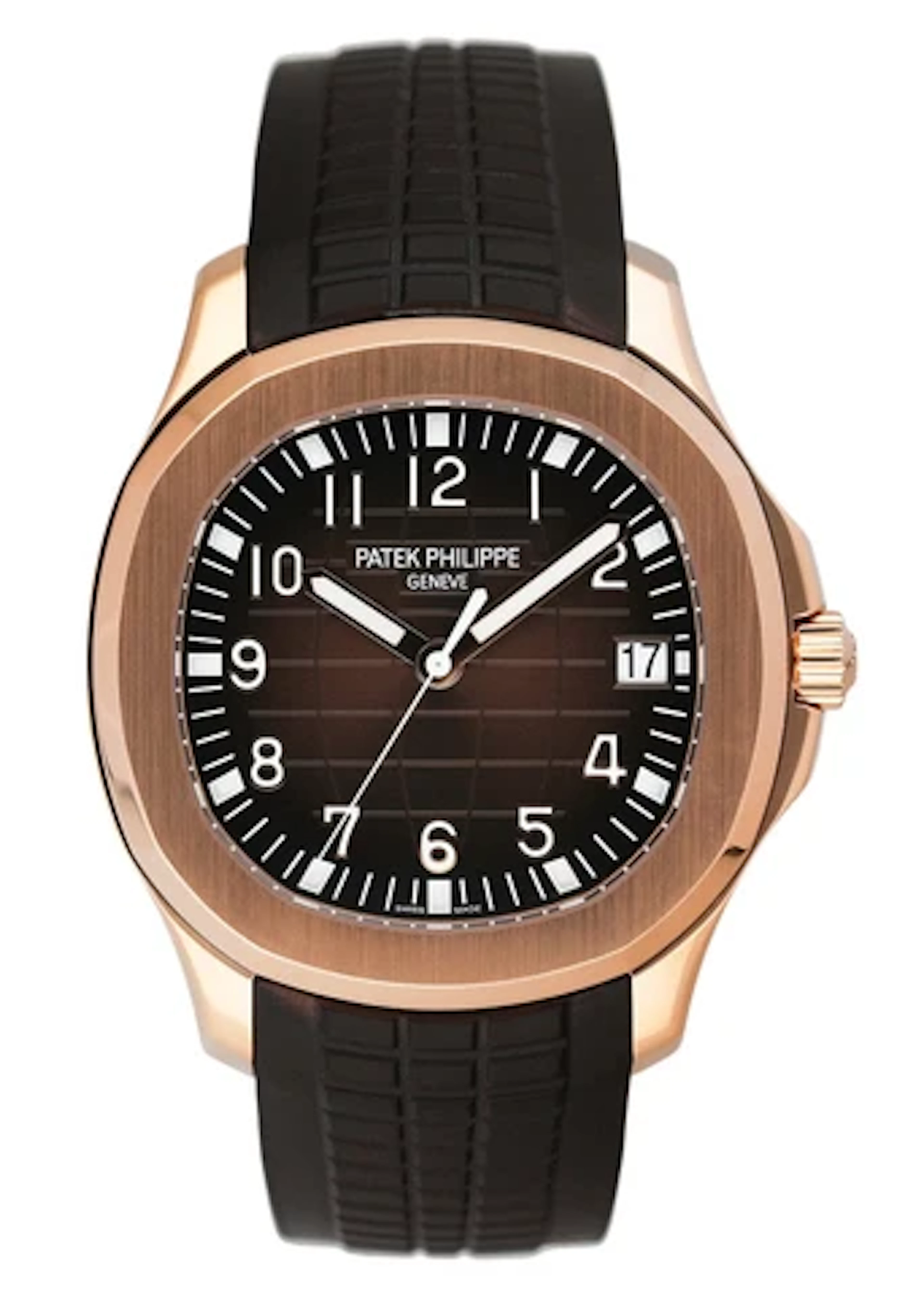 Patek Philippe Aquanaut 5167R-001 Brown Dial Rose Gold Mens Watch Box Papers