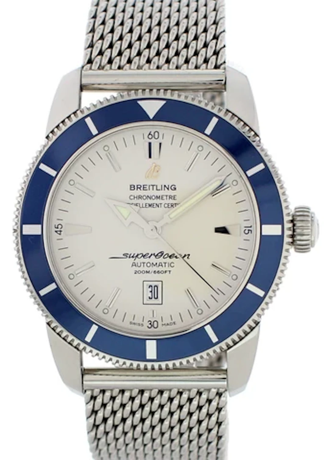 Breitling SuperOcean Chronometre A17320 Mens Watch Box Papers