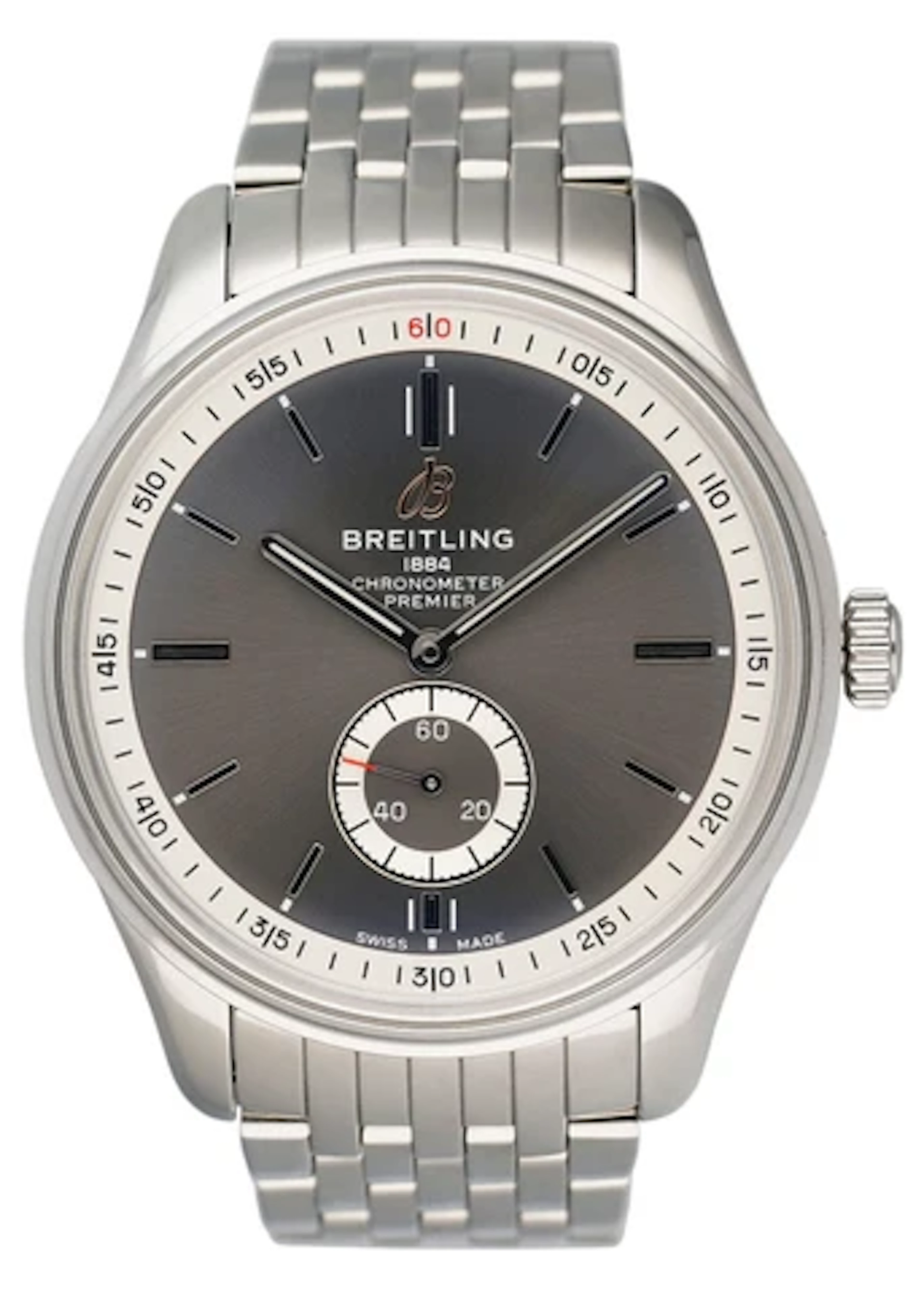 Breitling Premier Automatic 40 A37340 Mens Watch Box Papers