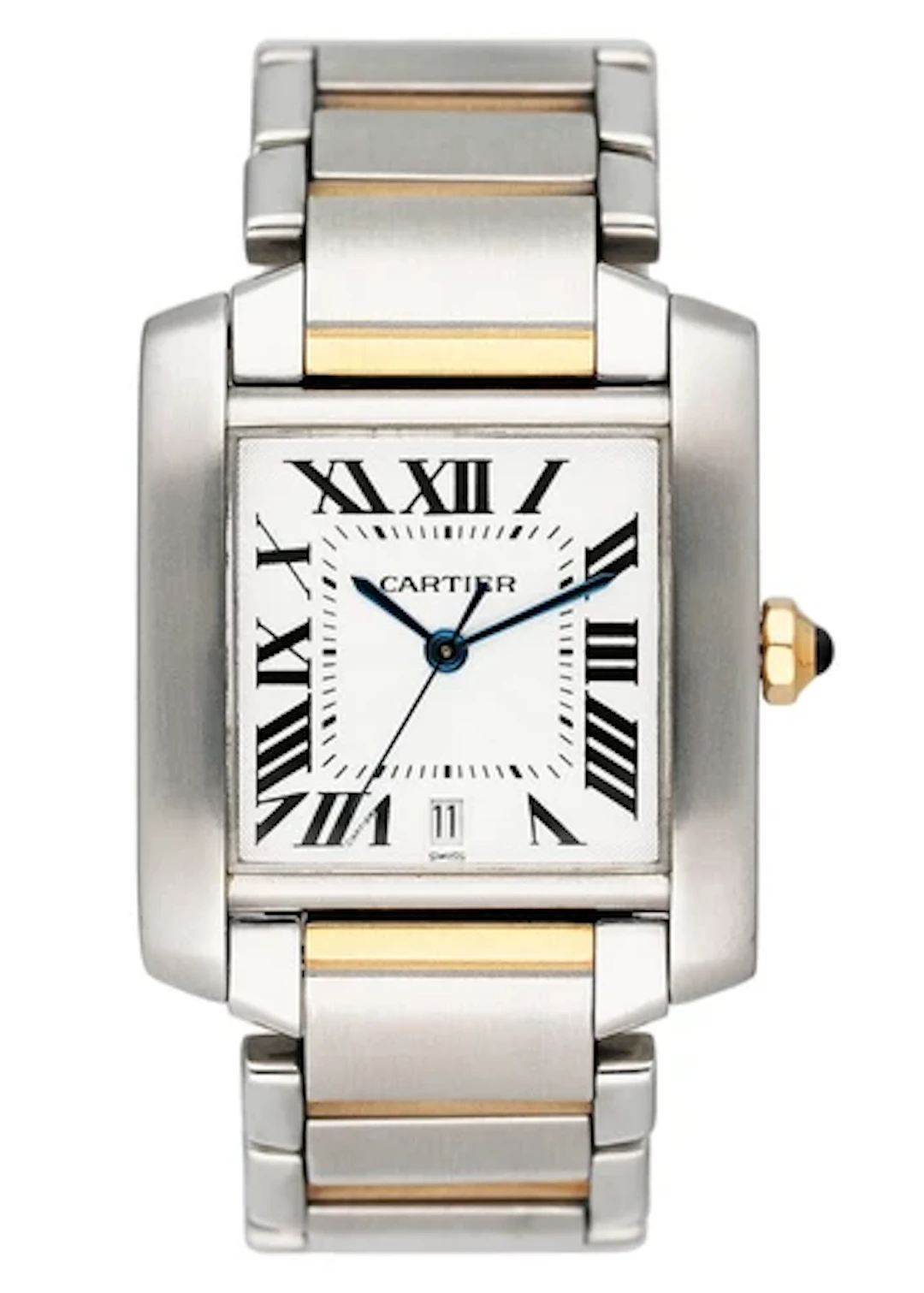 Cartier Tank Francaise W51005Q4 Two Tone Mens Watch
