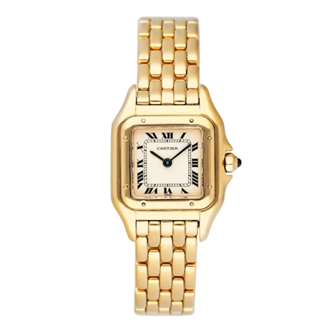 Cartier Panthere 8669 18K Yellow Gold Ladies Watch Box Papers