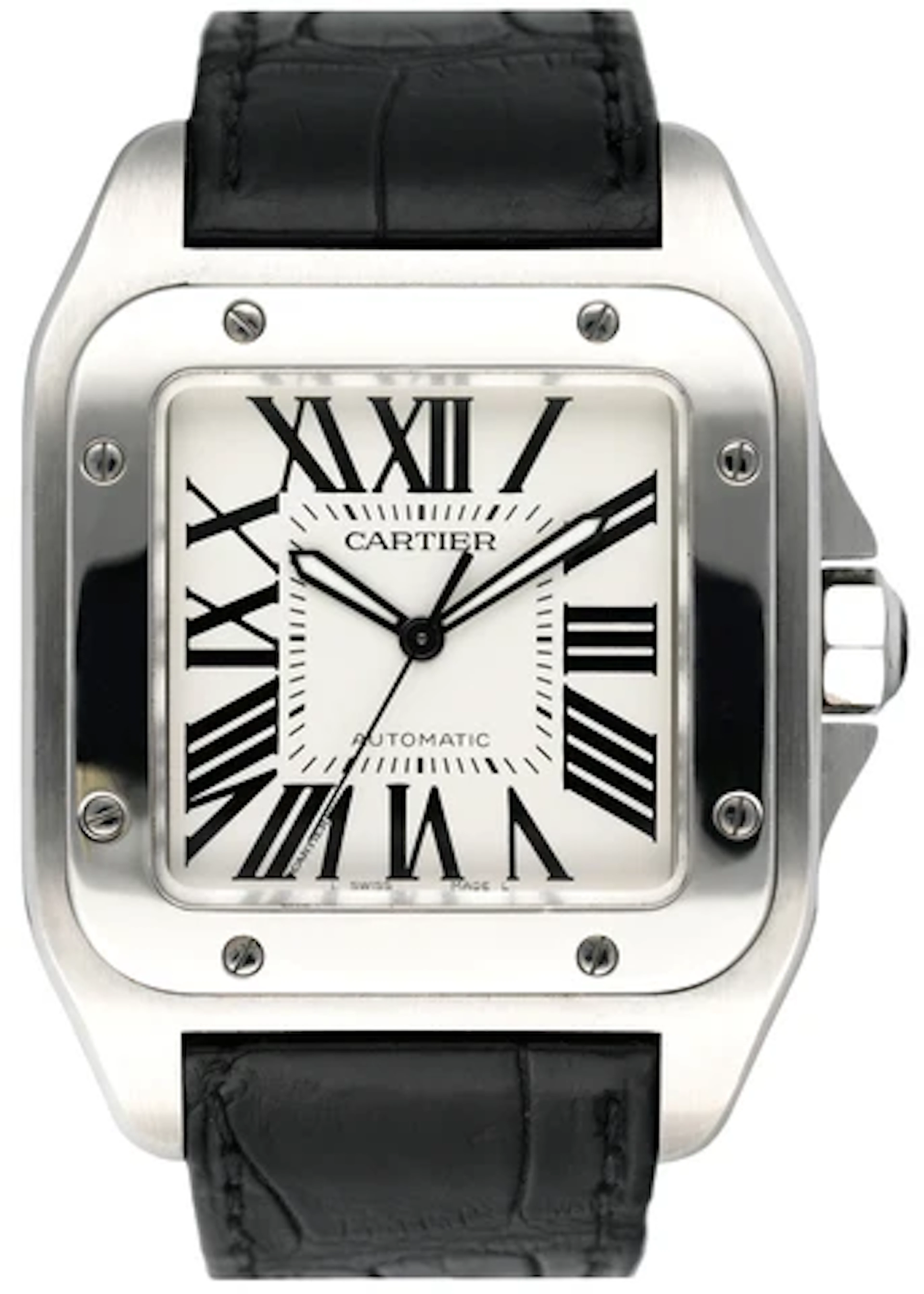 Cartier Santos-100 W20073X8 / 2656 Mens Watch
