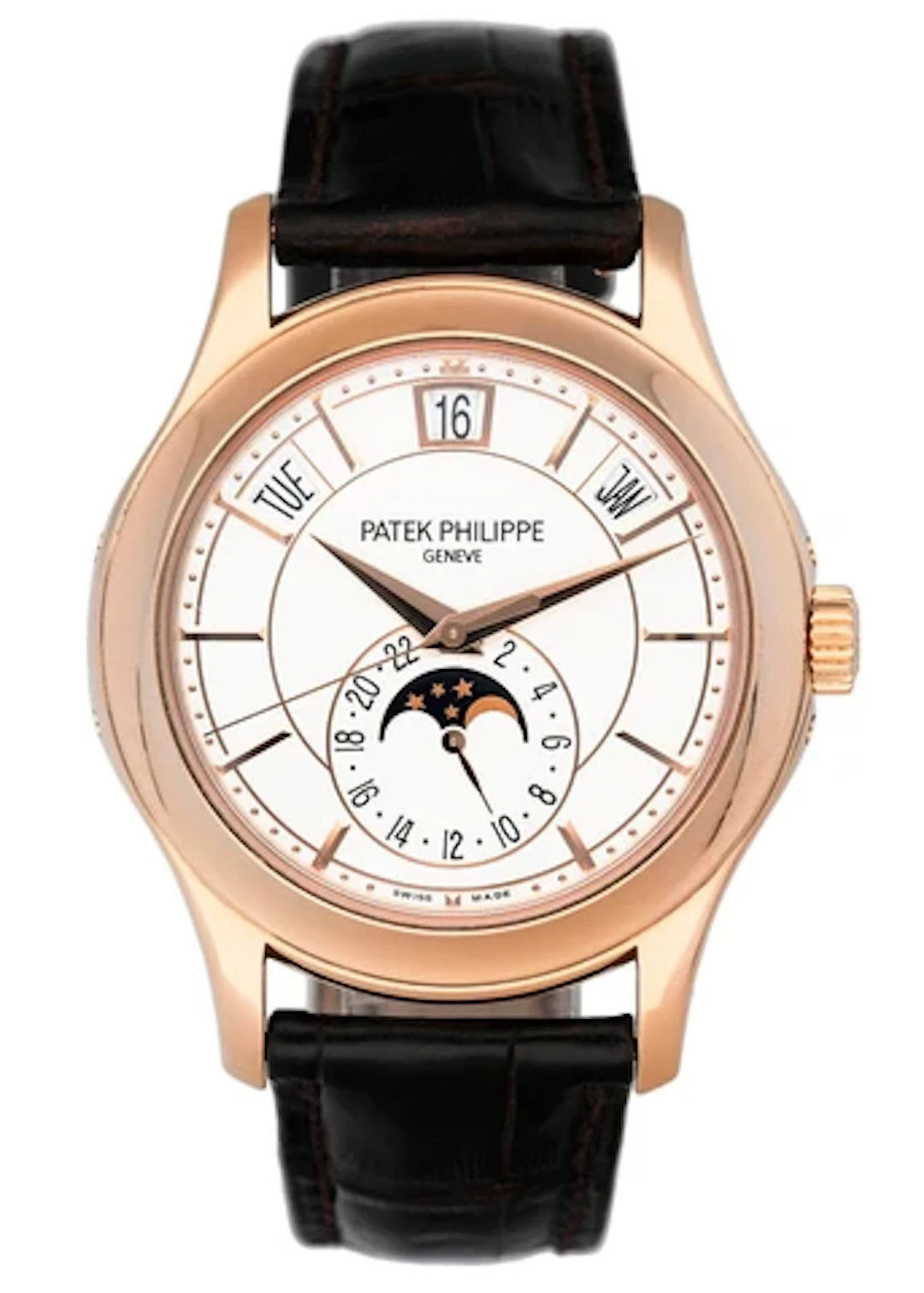 Patek Philippe Complications 5205R Silver Dial Mens Watch Box Papers