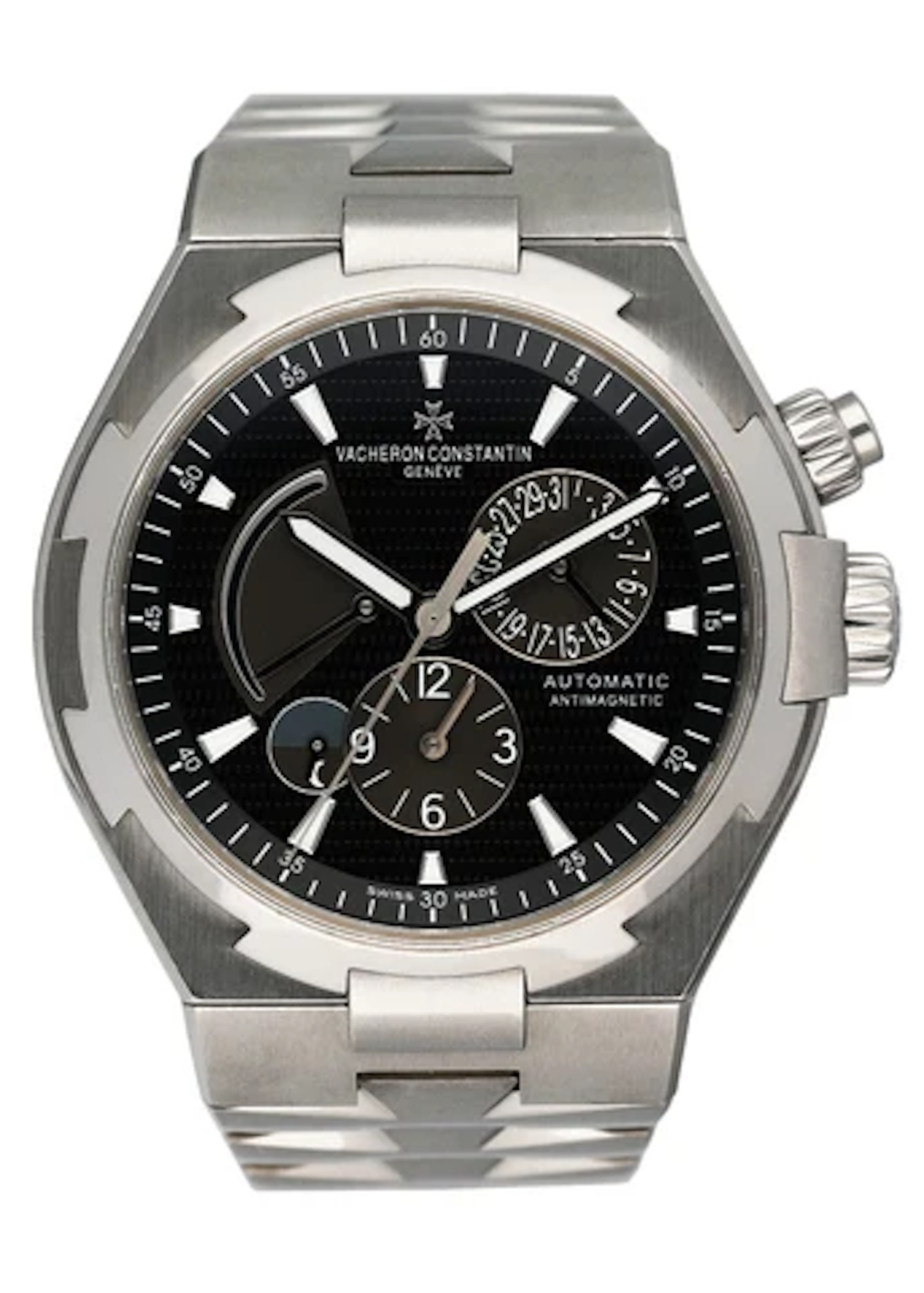 Vacheron Constantin Overseas 47450 Dual Time Mens Watch Box Papers