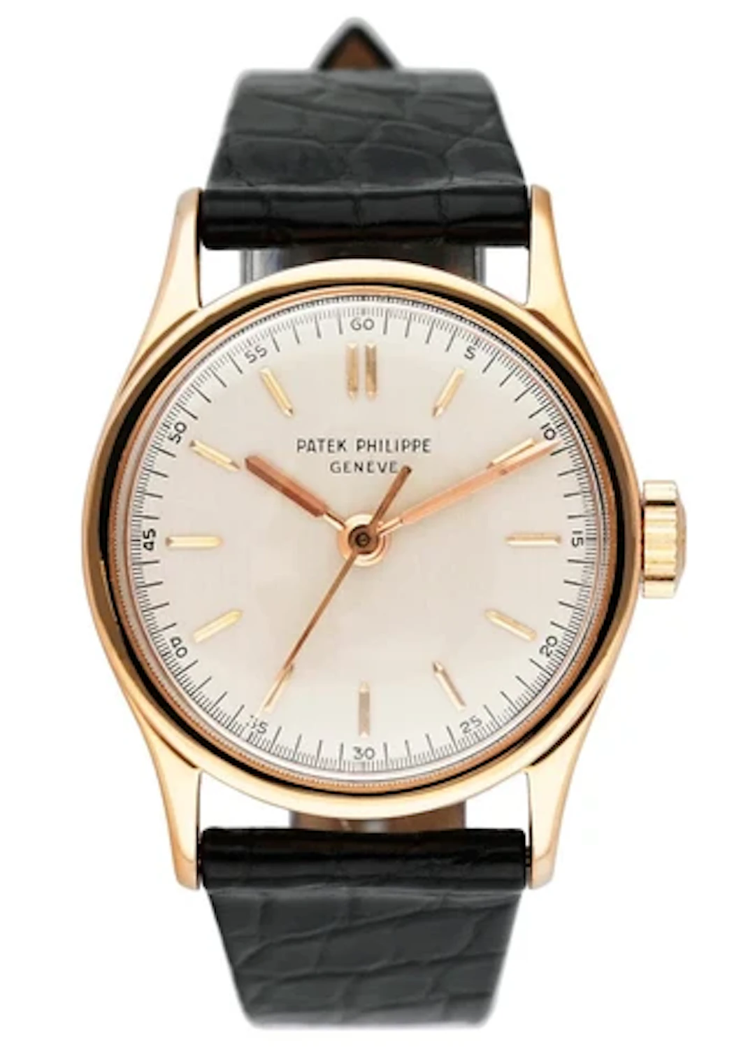 Patek Philippe Calatrava 2457 18K Rose Gold Mens Watch