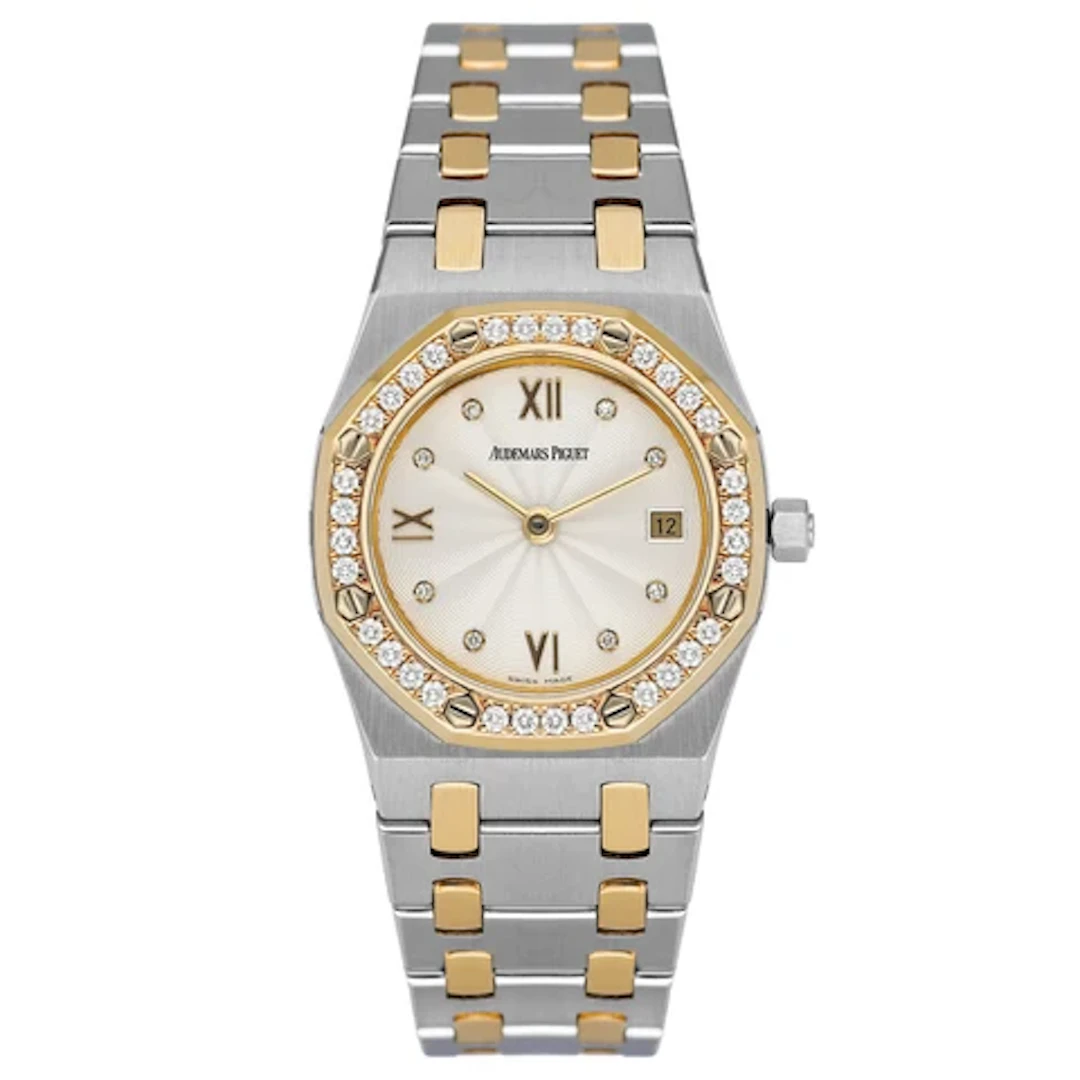 Audemars Piguet Royal Oak 67372SA White Dial Ladies Watch