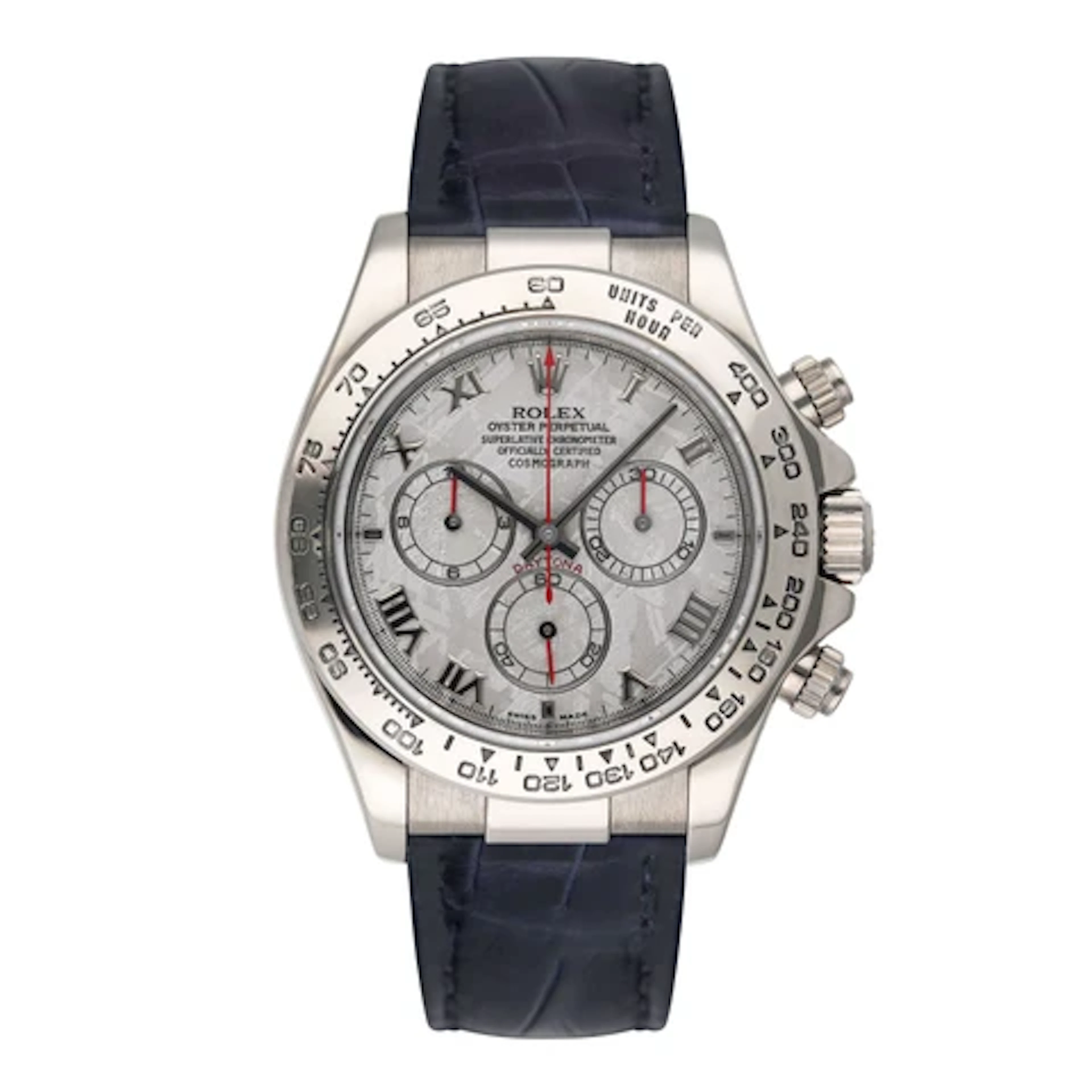 Rolex Daytona 116519 Meteorite Dial 18K White Gold Mens Watch None
