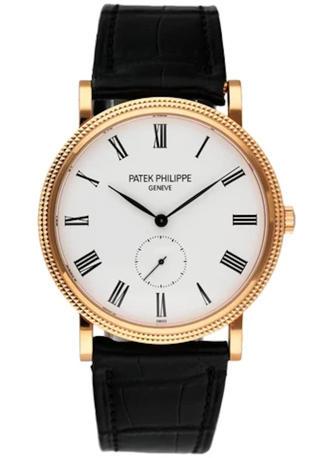 Patek Philippe Calatrava 5119R 18K Rose Gold Mens Watch With Archives